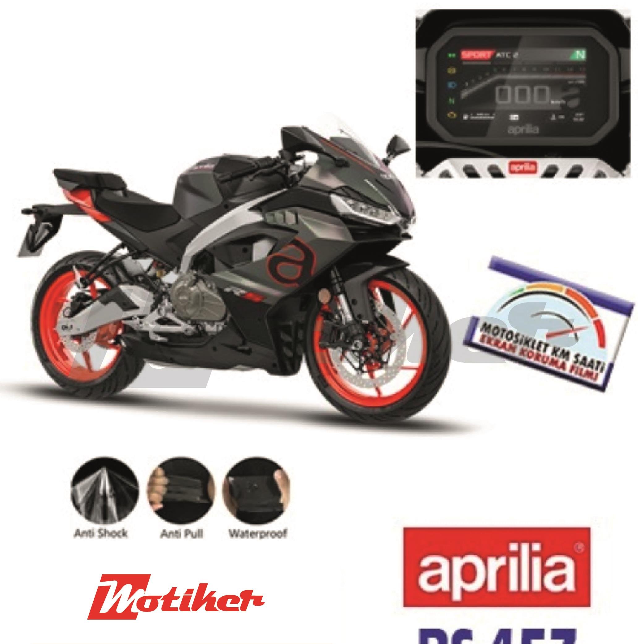 APRILIAAPRILIA RS457 2025 Motosiklet Ekran Km Koruyucu PPF