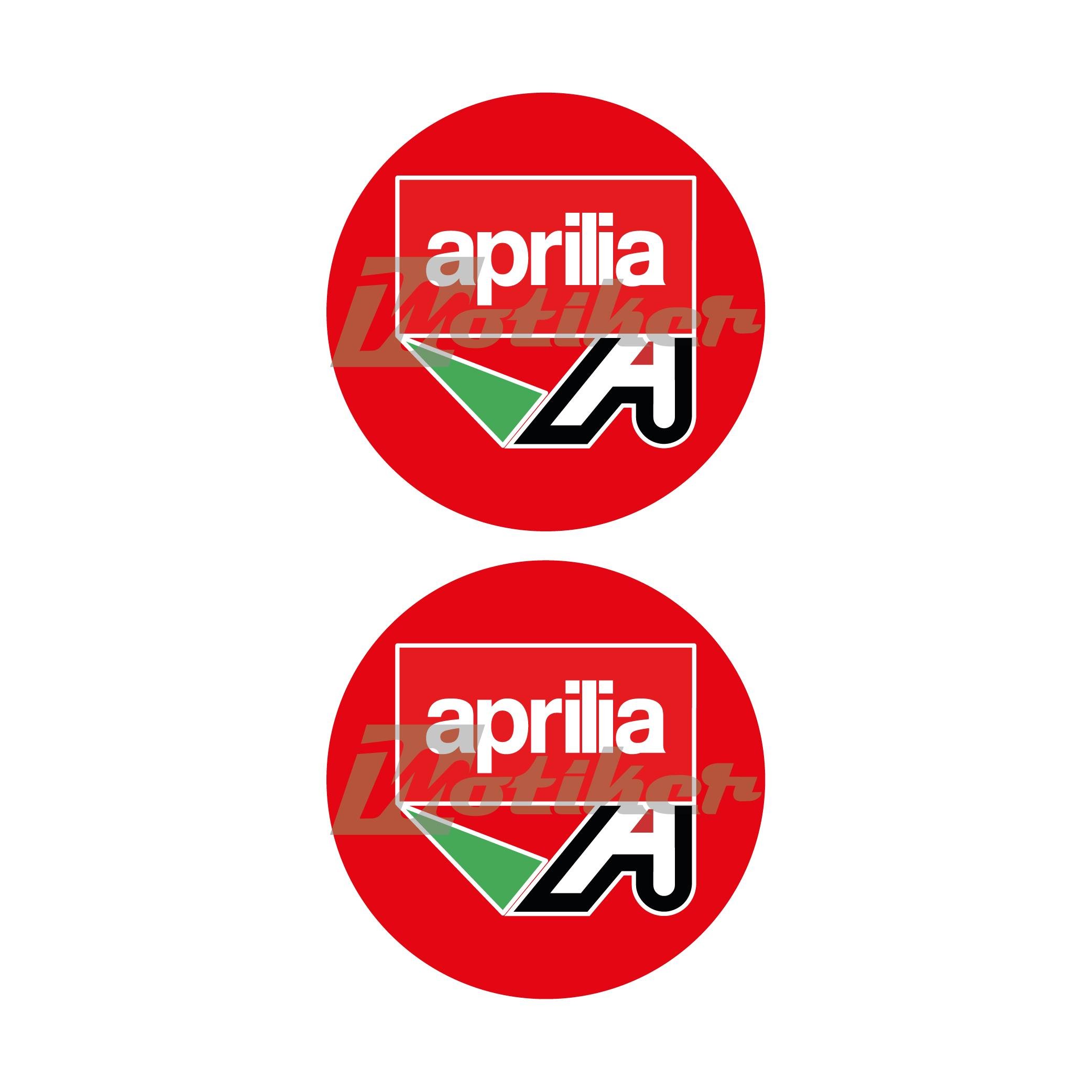 Takoz Damla StickerAprilla Yazılı Koruma Takozu Motosiklet Damla Sticker Modeli