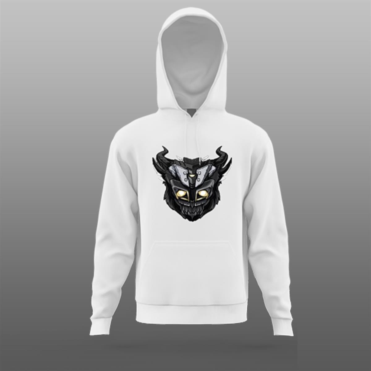 Armored Dragon Logolu Beyaz Sweatshirt Modeli 