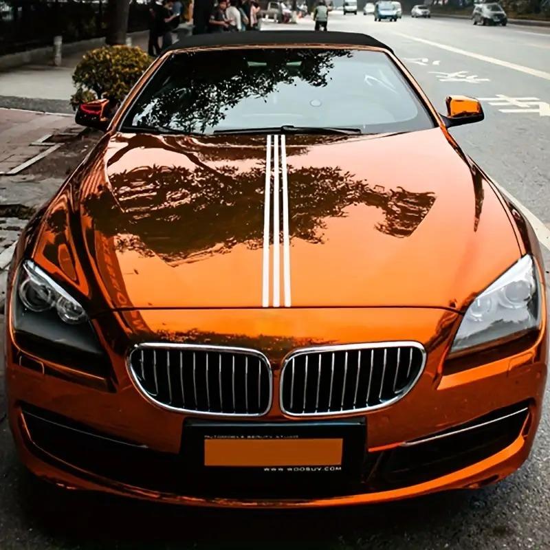 KaravanAynalı Chrome Orange (Turuncu) Araç Kaplama Folyosu 