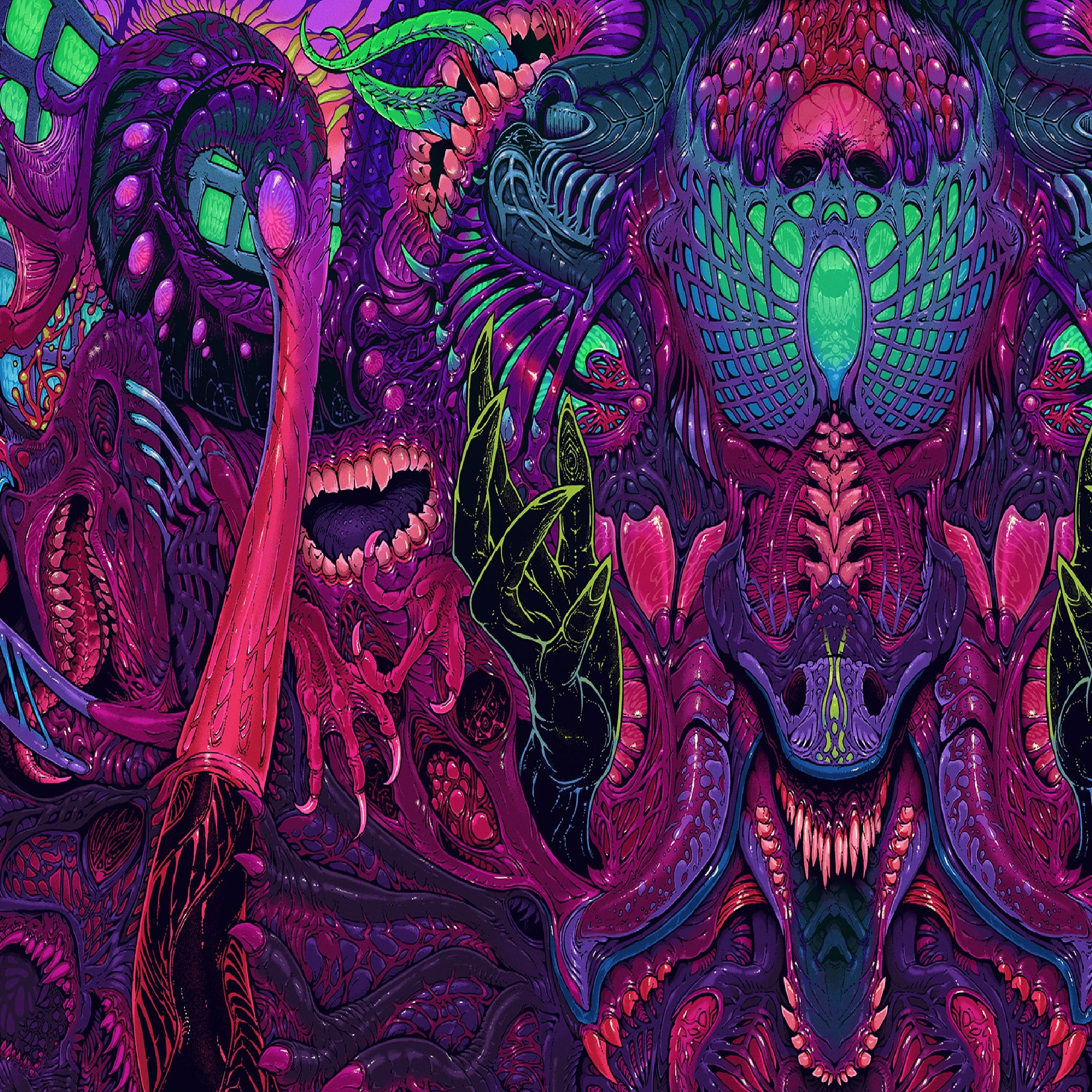 Abstract Baskılı Desen 8