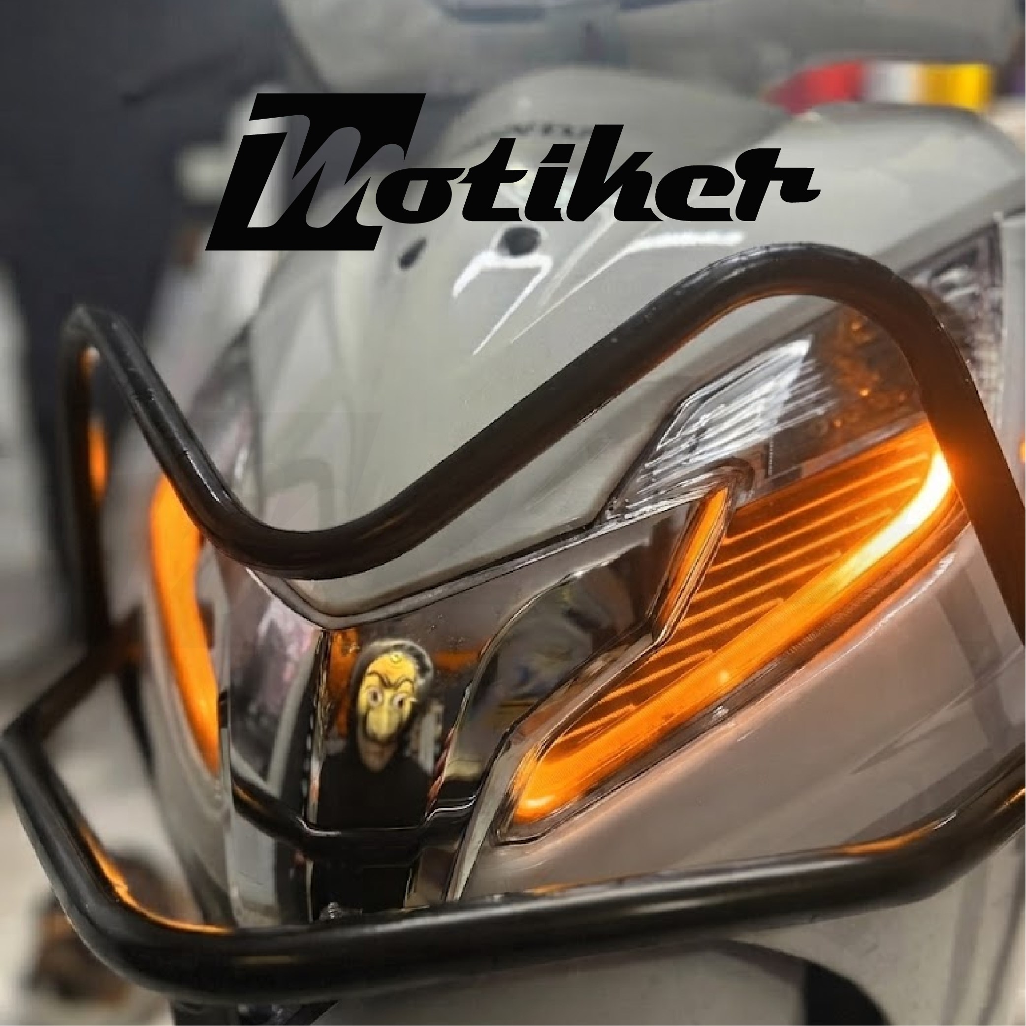 Honda Activa Motosiklet FAR Sticker Set Mor Renk 