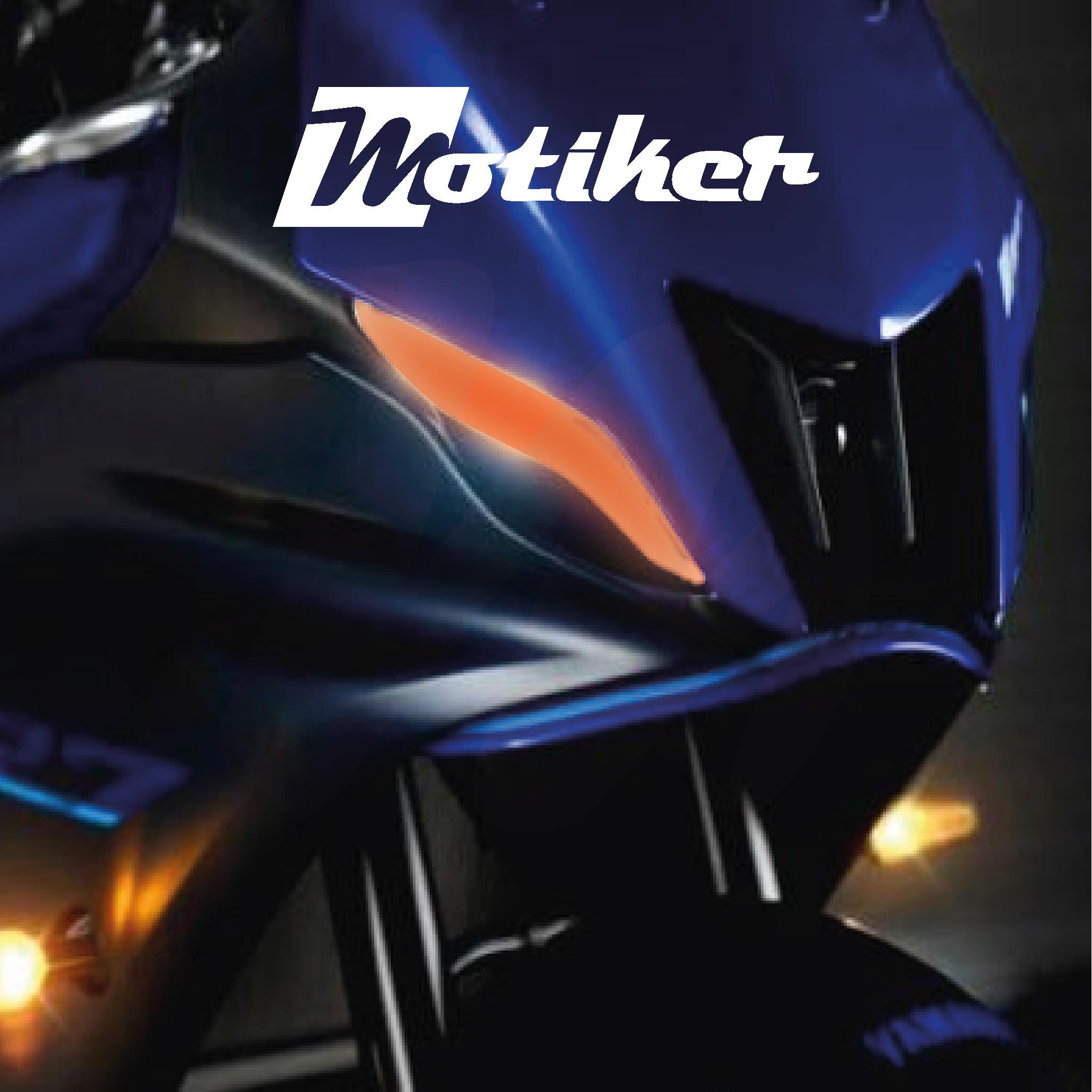 Yamaha YZF-R7 Far Sticker Far Folyo Renkli Turuncu