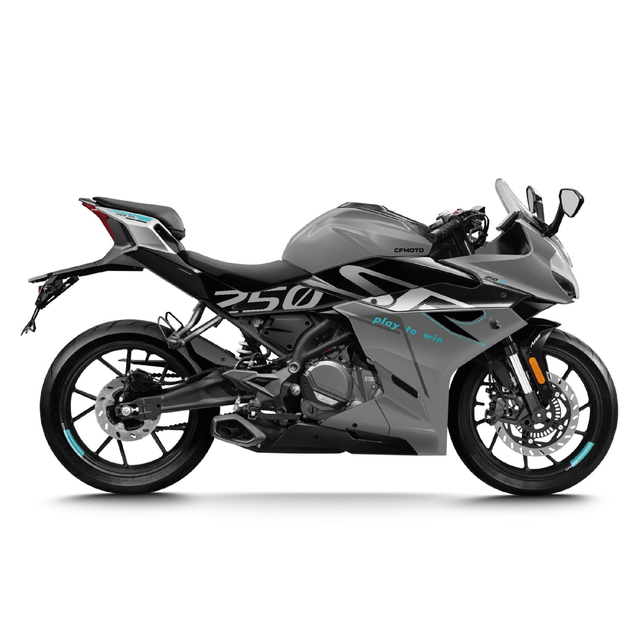 CFMOTO 250SR Orta Şase 250 Yazı Sticker Etiket Modeli 