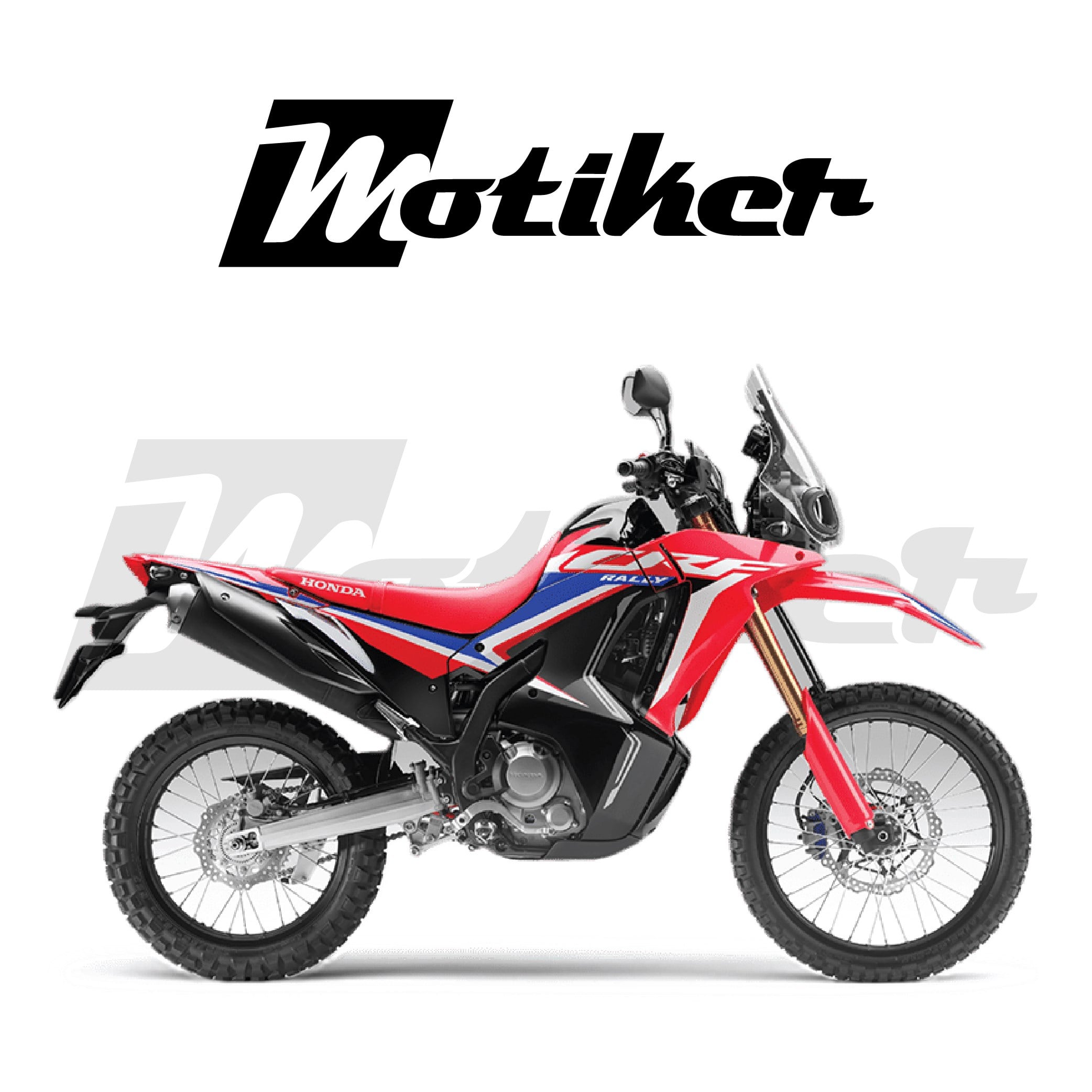 Honda 2025 CRF 250 Rally Corss Orjinal Tasarım Sticker Kaplama Modeli