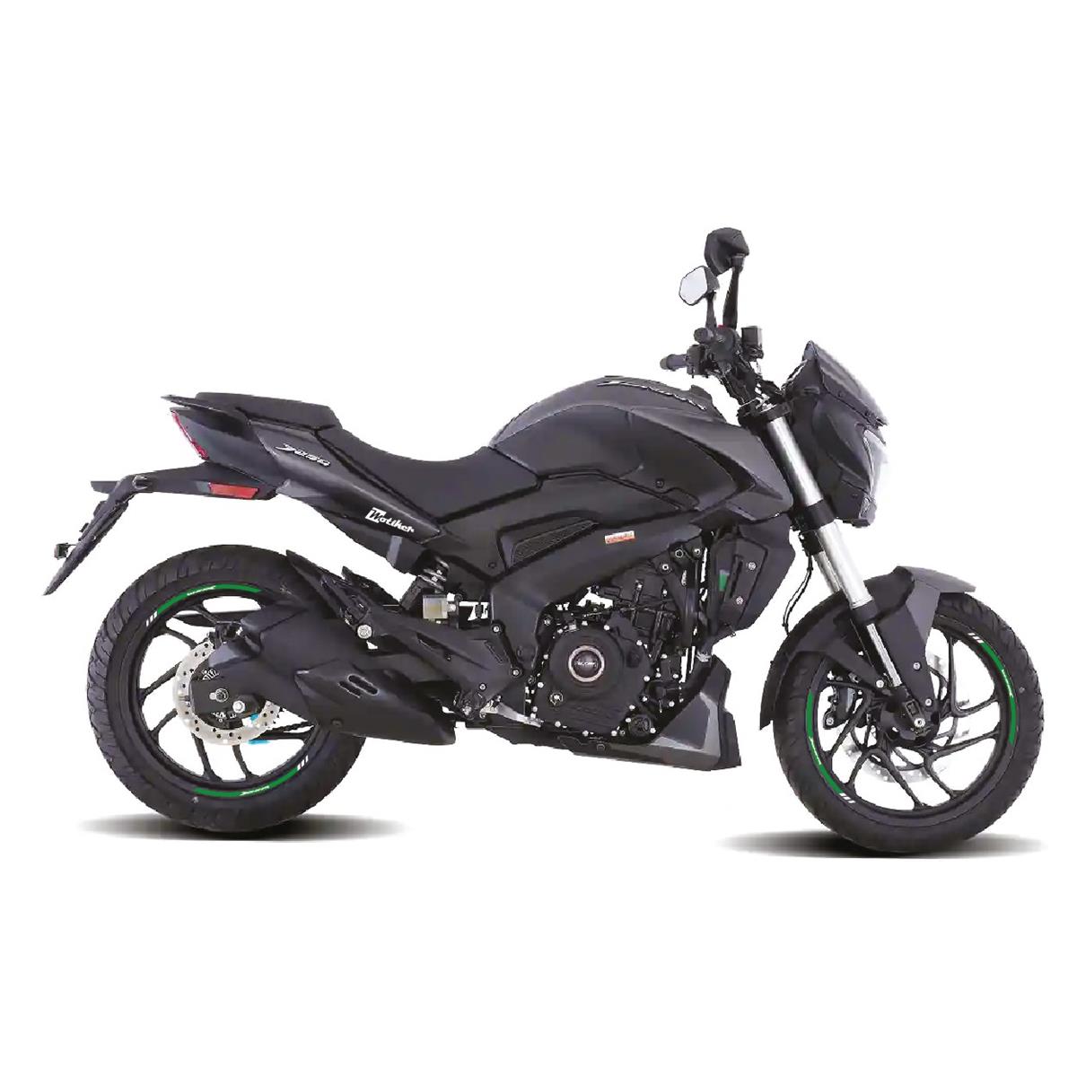 Bajaj Dominar 250-400 Baskılı Yeşil İki Renk Jant Sticker Etiket Modeli