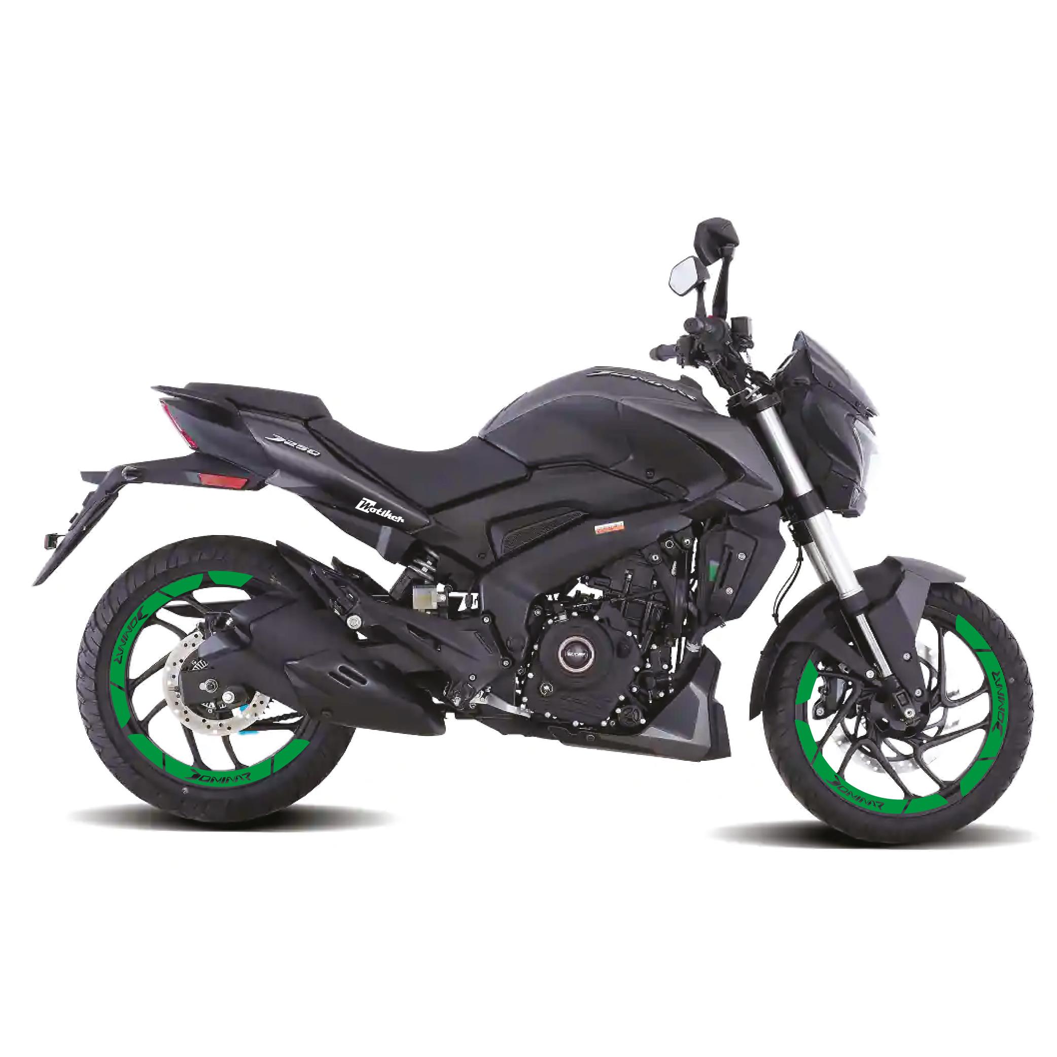 DominarBajaj Dominar 250-400 İç Dış Jant Sticker Modeli Yeşil
