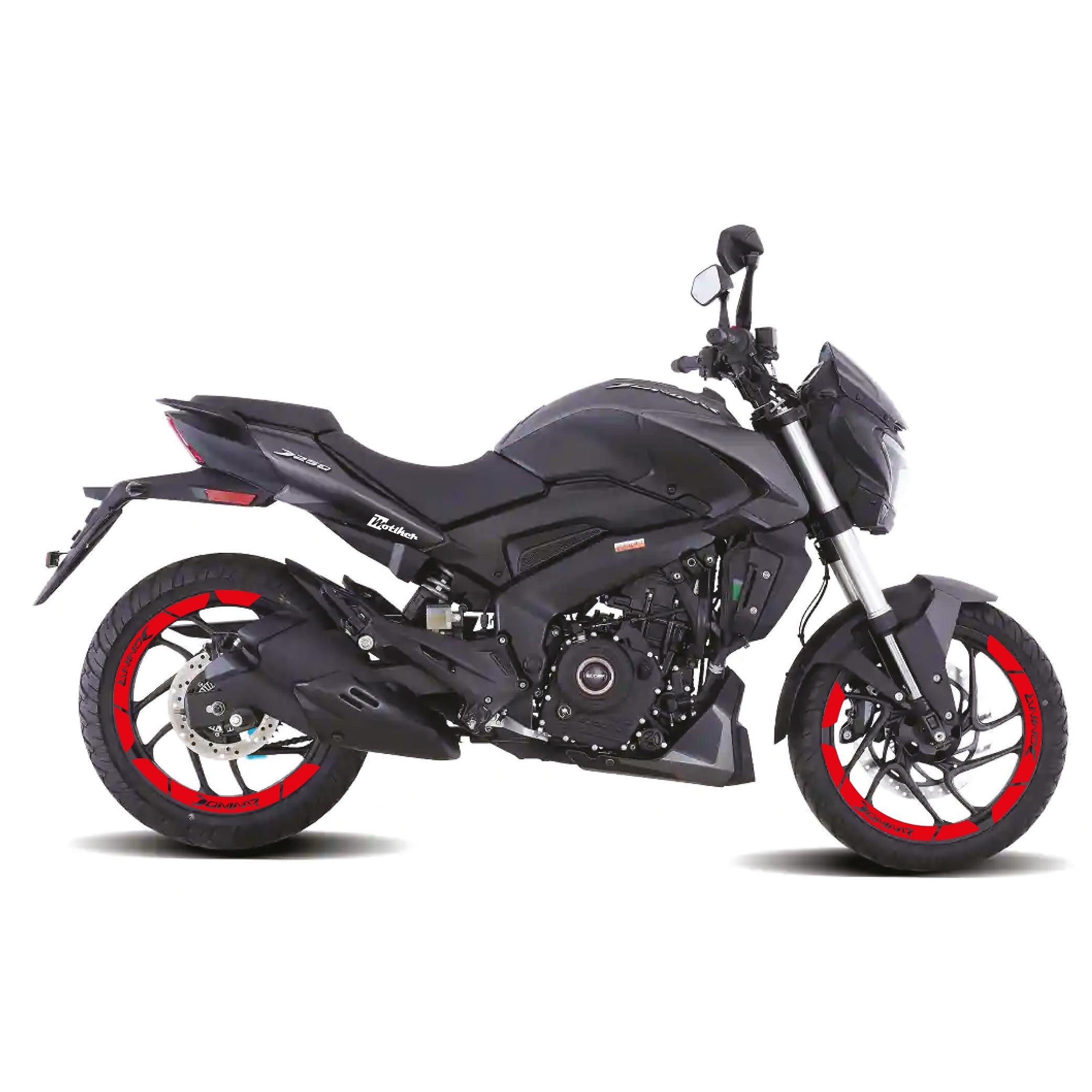 DominarBajaj Dominar 250-400 İç Dış Jant Sticker Modeli Kırmızı