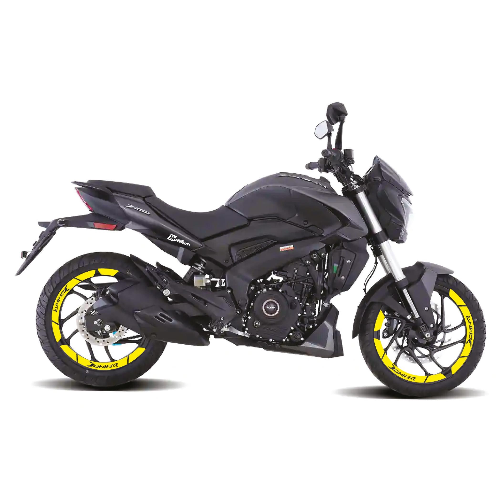 DominarBajaj Dominar 250-400 İç Dış Jant Sticker Modeli Sarı