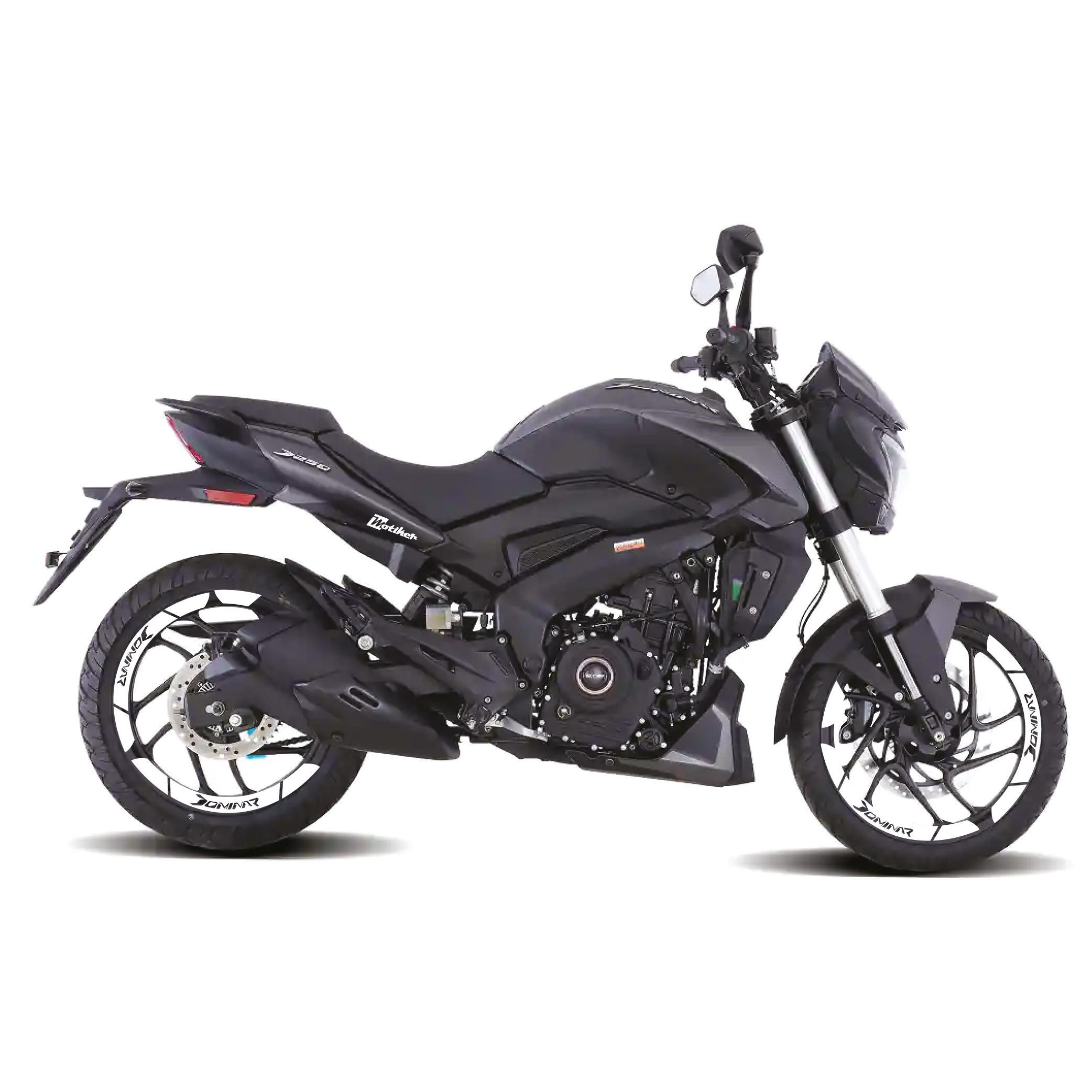 DominarBajaj Dominar 250-400 İç Dış Jant Sticker Modeli Beyaz