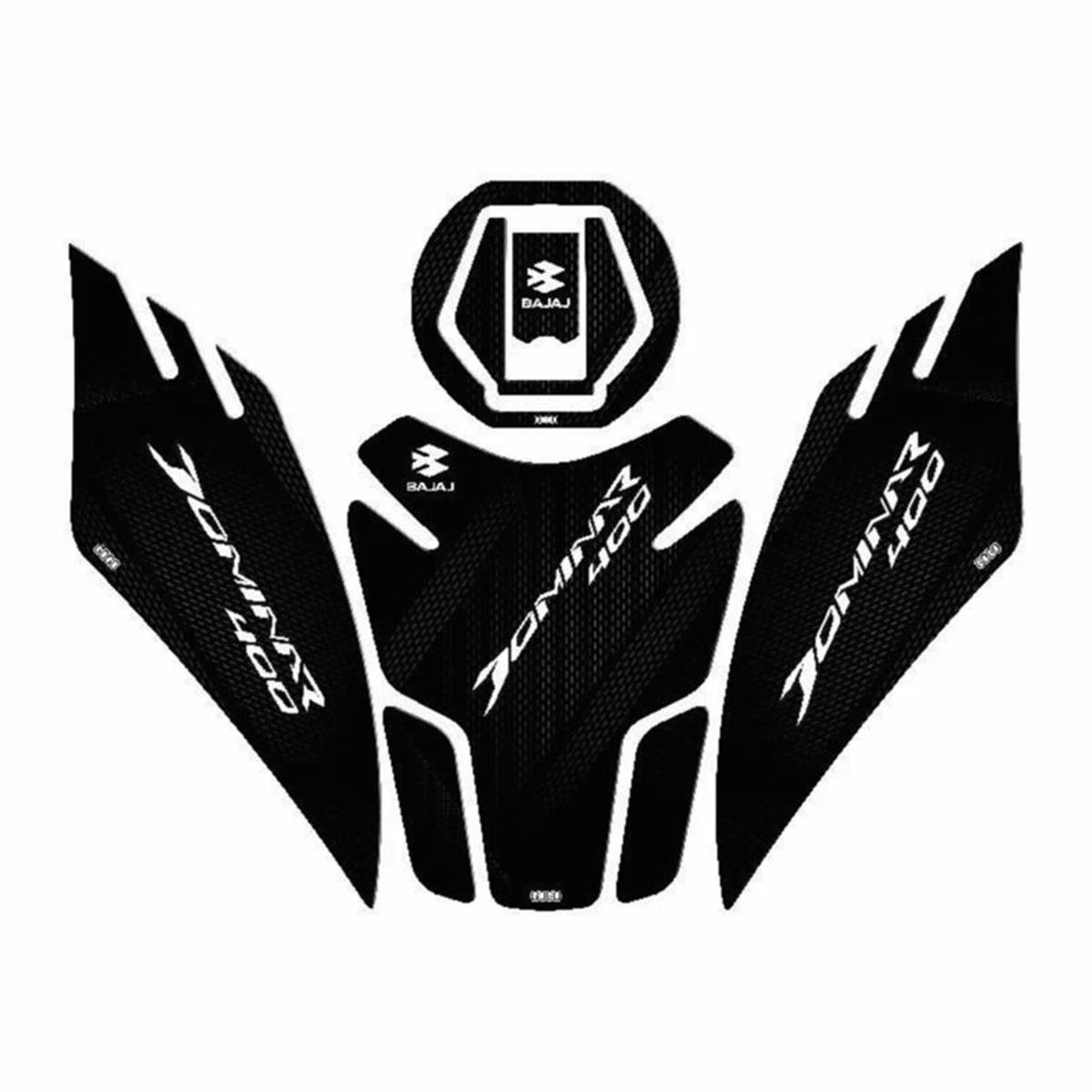 Bajaj Dominar 400 Tank Pad Set Sticker Etiket Model