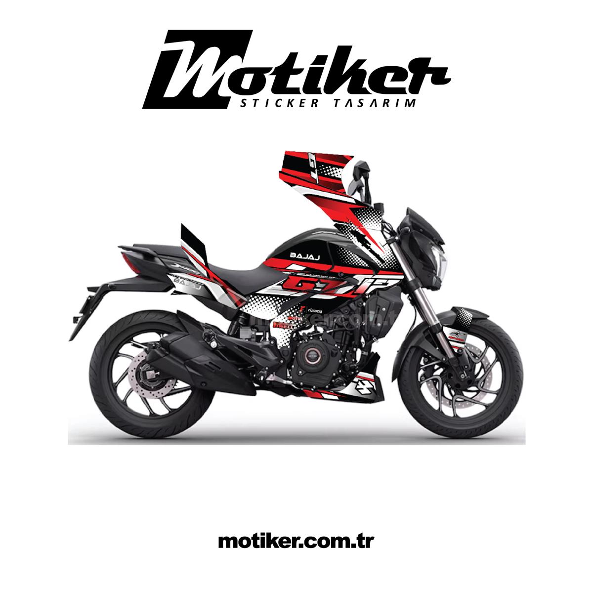 Bajaj Dominar GT Sticker Etiket Kaplama Model