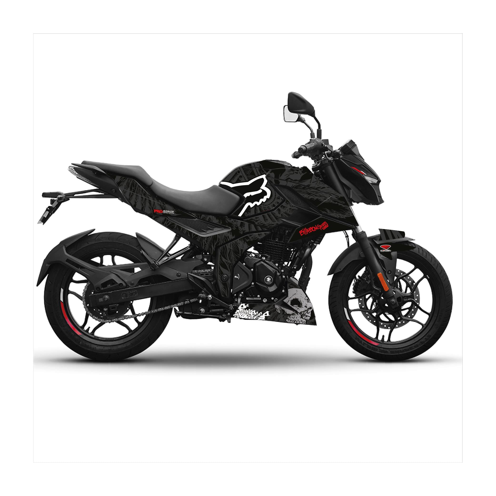 Bajaj N250 Billabong Tasarım Motosiklet Sticker Etiket Kaplama Modeli