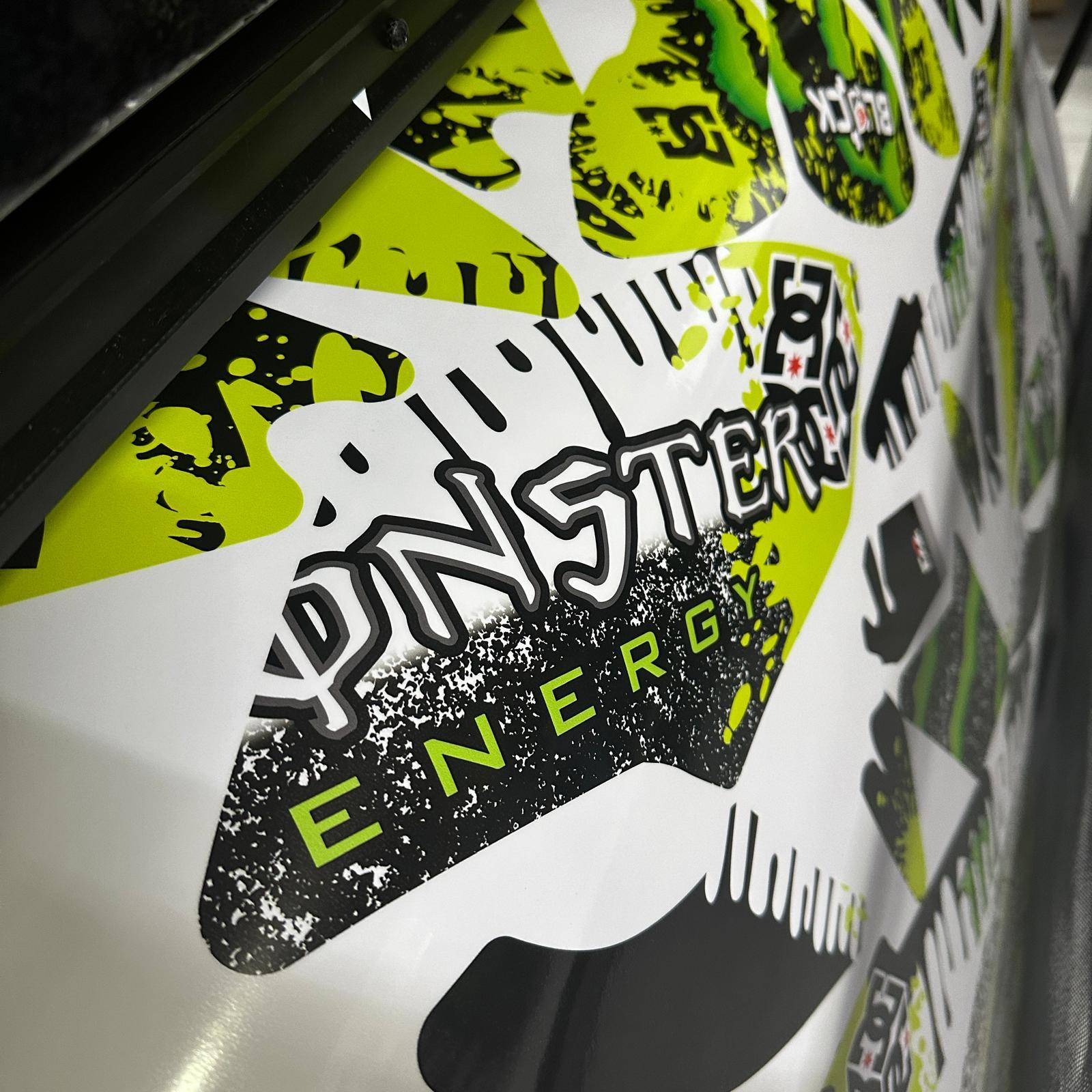 Bajaj NS200 Hoonigan Monster Sticker Etiket Kaplama Modeli