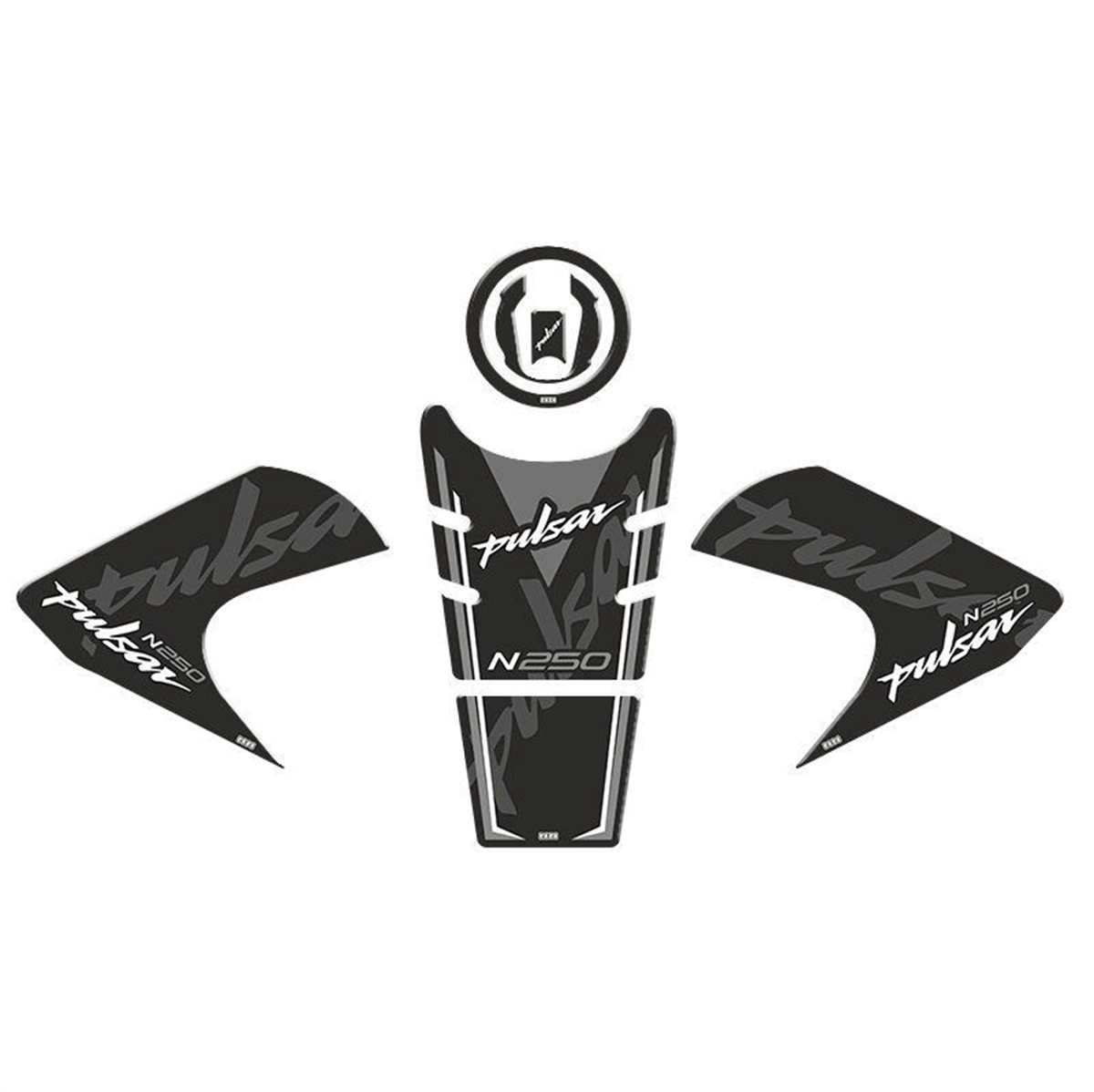 Bajaj Pulsar N250 Gri Tank Pad Set