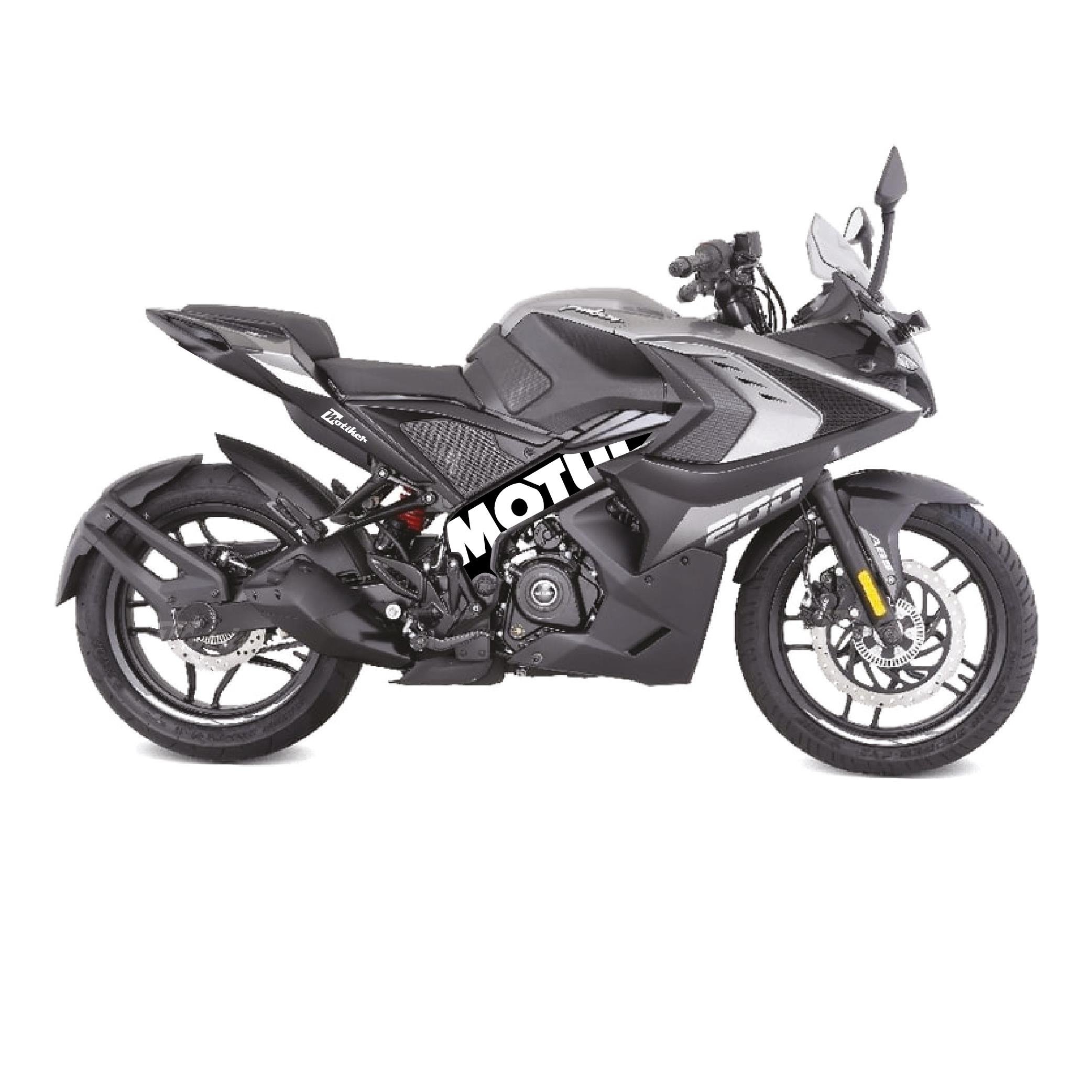 BAJAJ PULSAR RS200 Orta Şase Motosiklet Sticker Etiket Motul Model 1