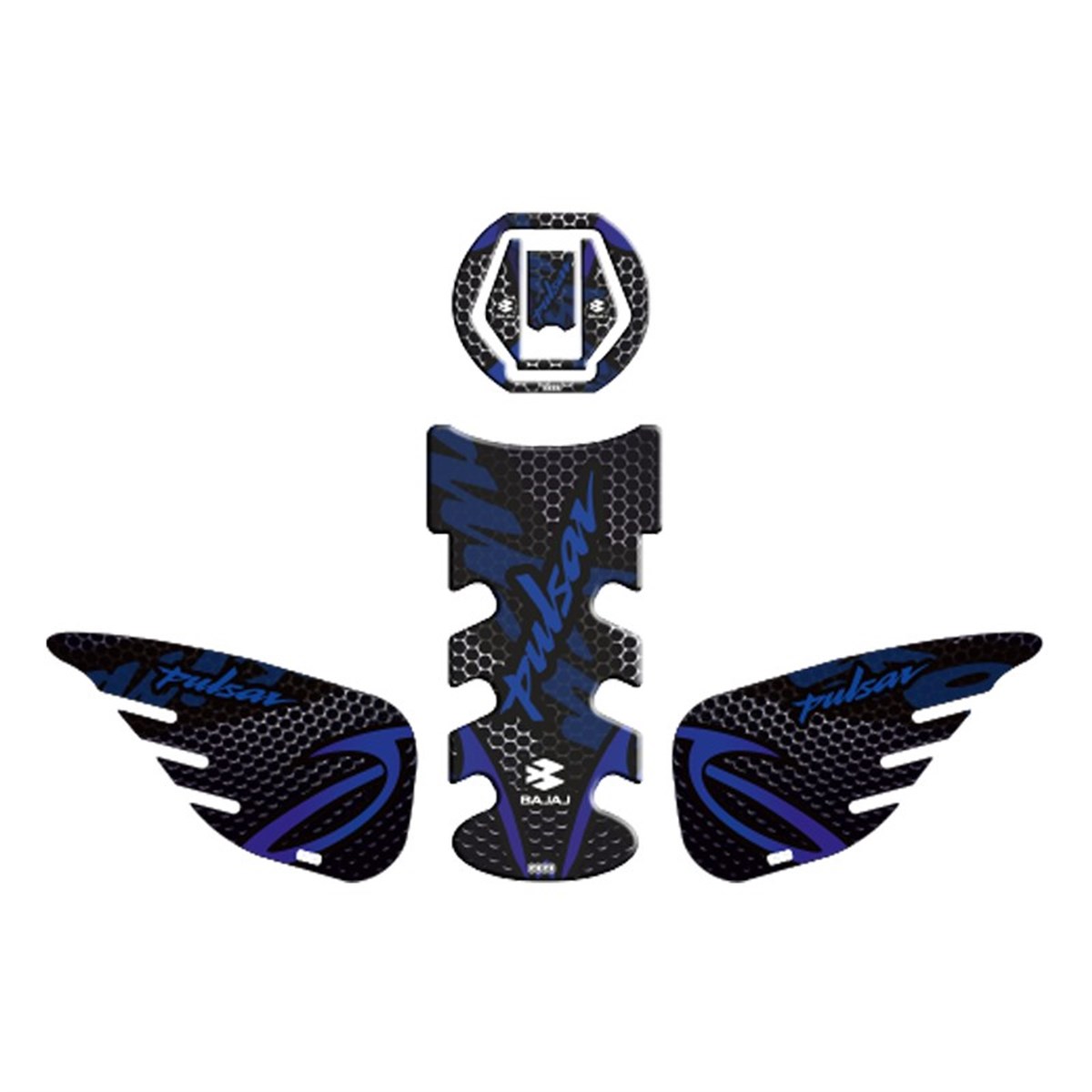 BAJAJ PULSAR UYUMLU Tank Pad Set 006