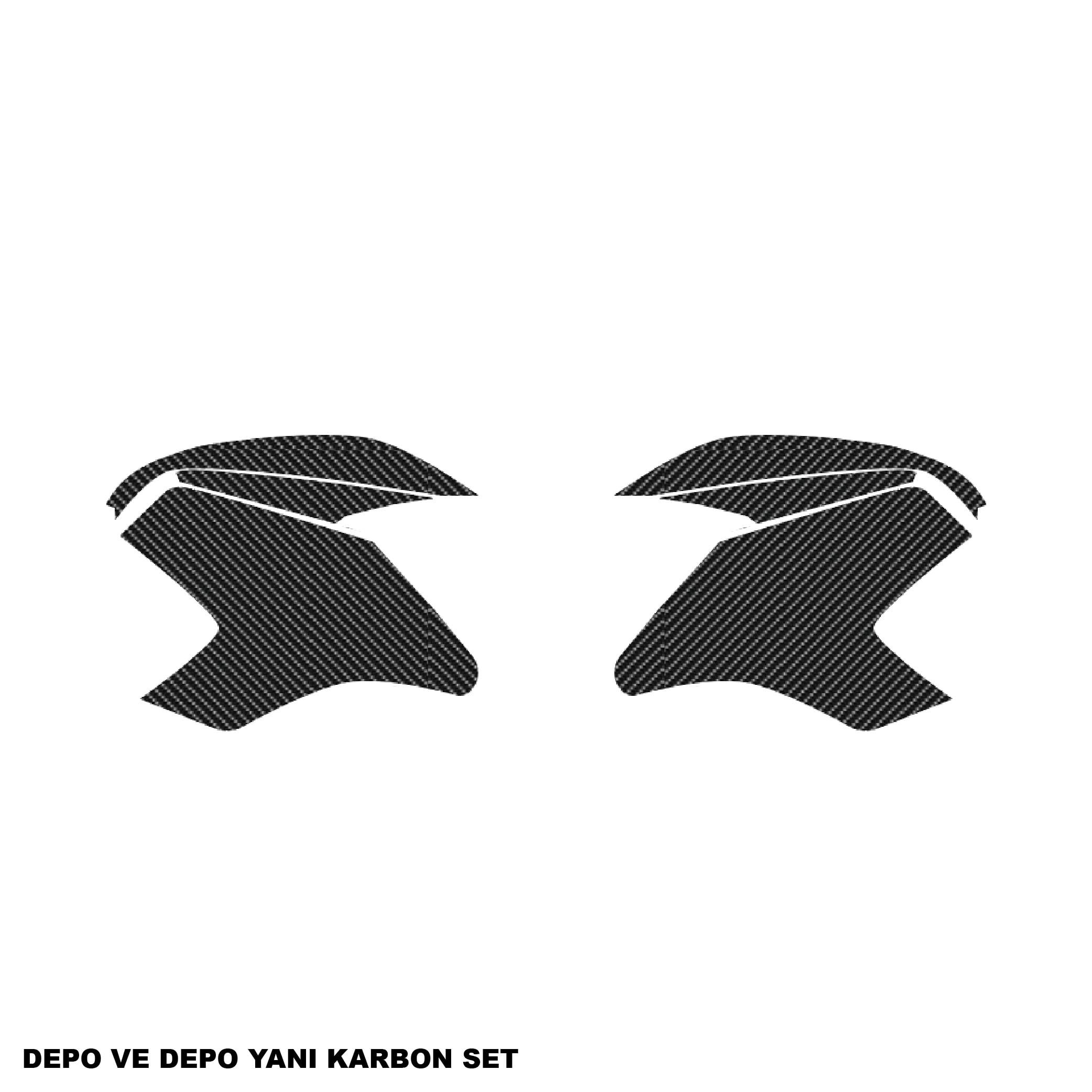 PULSAR RS 200BAJAJ RS200 KARBON STICKER SET DEPO PARÇALI KAPLAMA ETİKET MODELİ