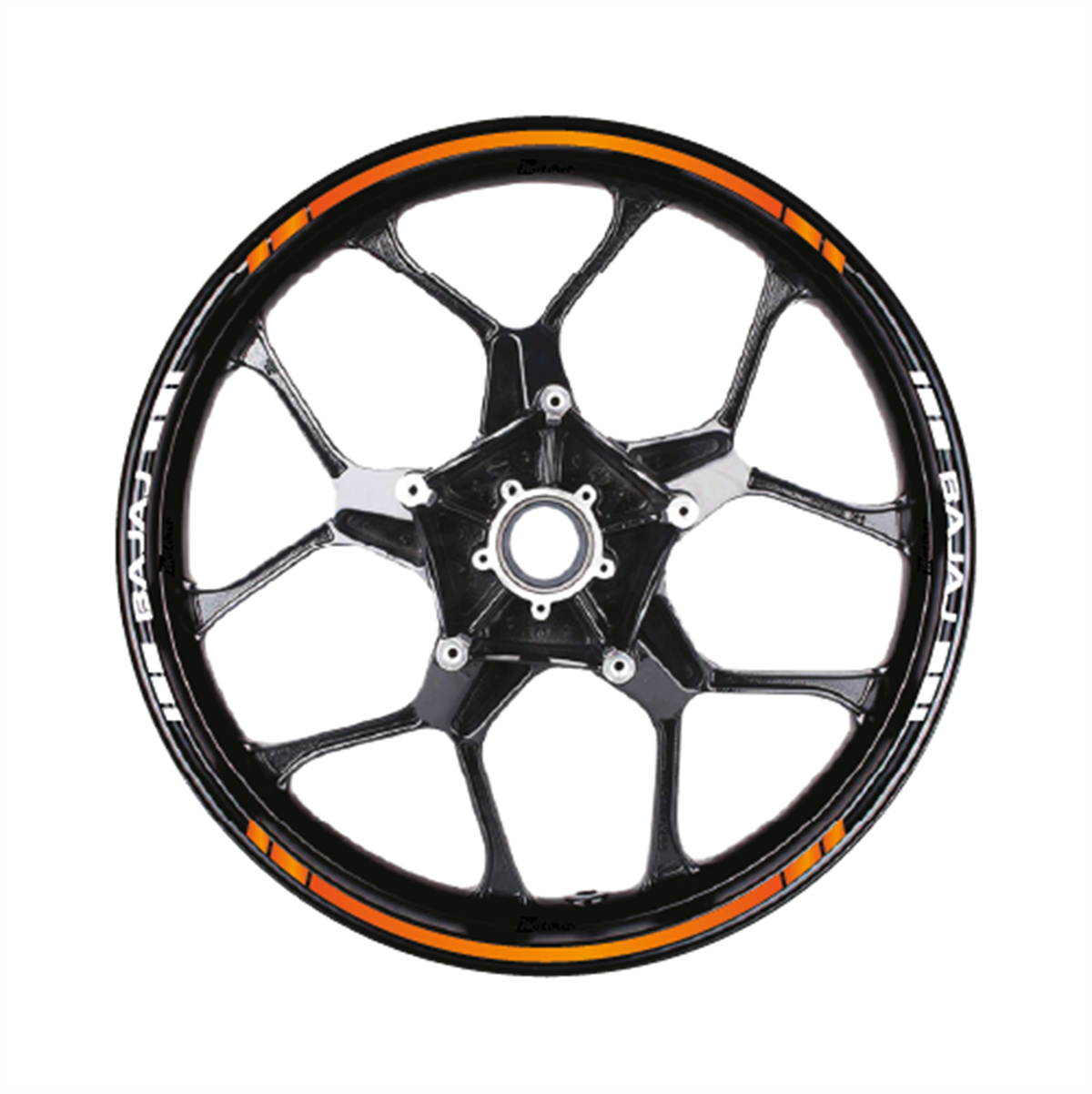 Bajaj Yazılı Dış Jant Sticker Modeli