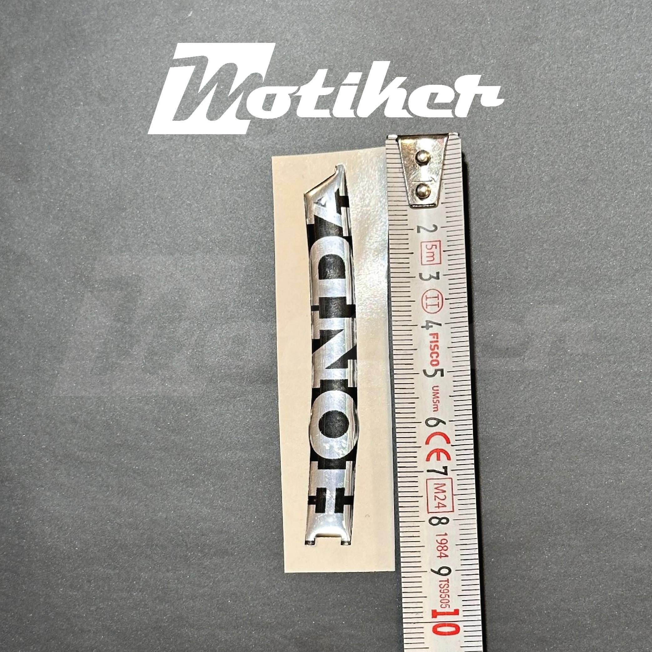 Honda Metal Gümüş (Silver) Ön Cam Oval 8,5 CM Damla Sticker Etiket Modeli