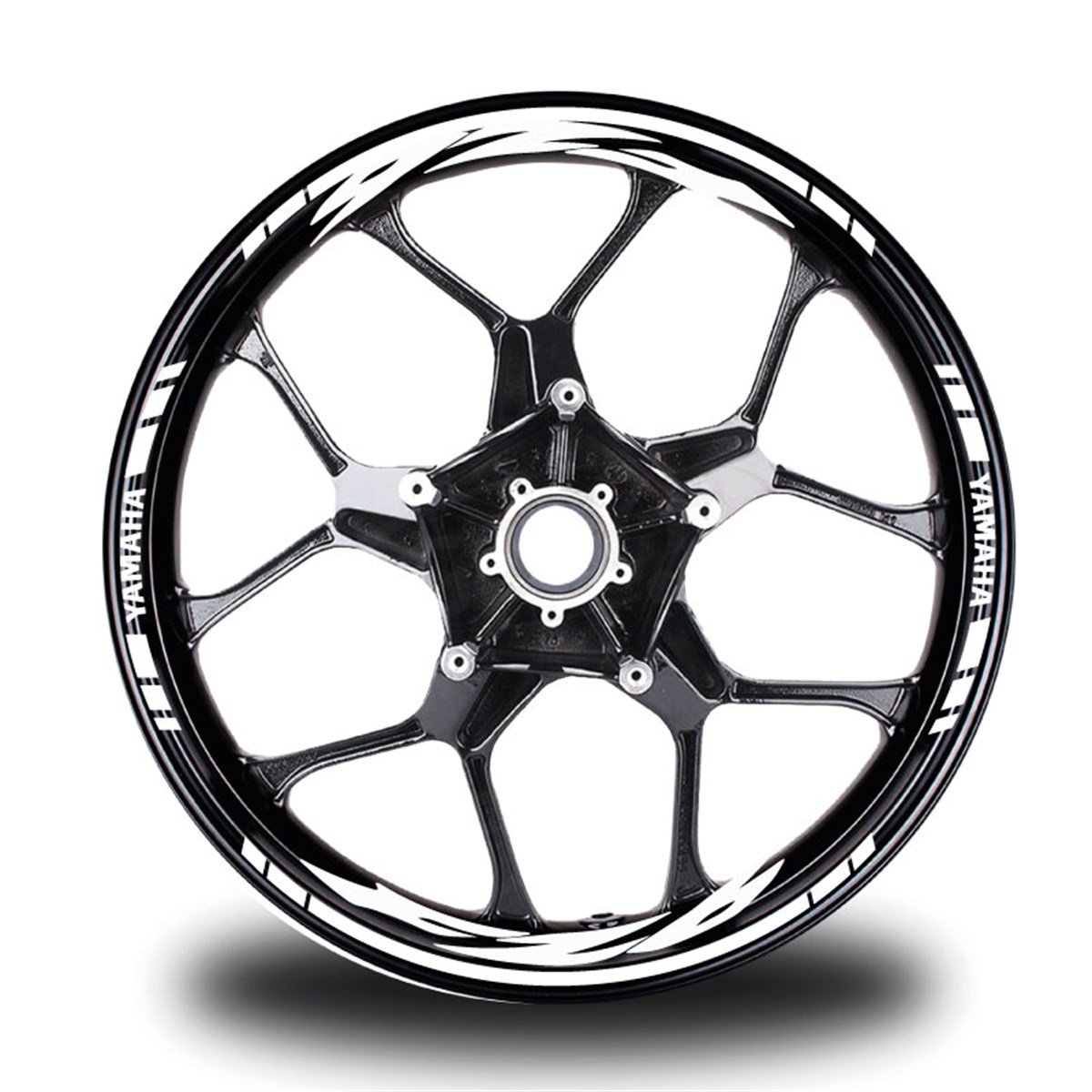 Beyaz FZ6 Takım Jant Sticker Etiket 