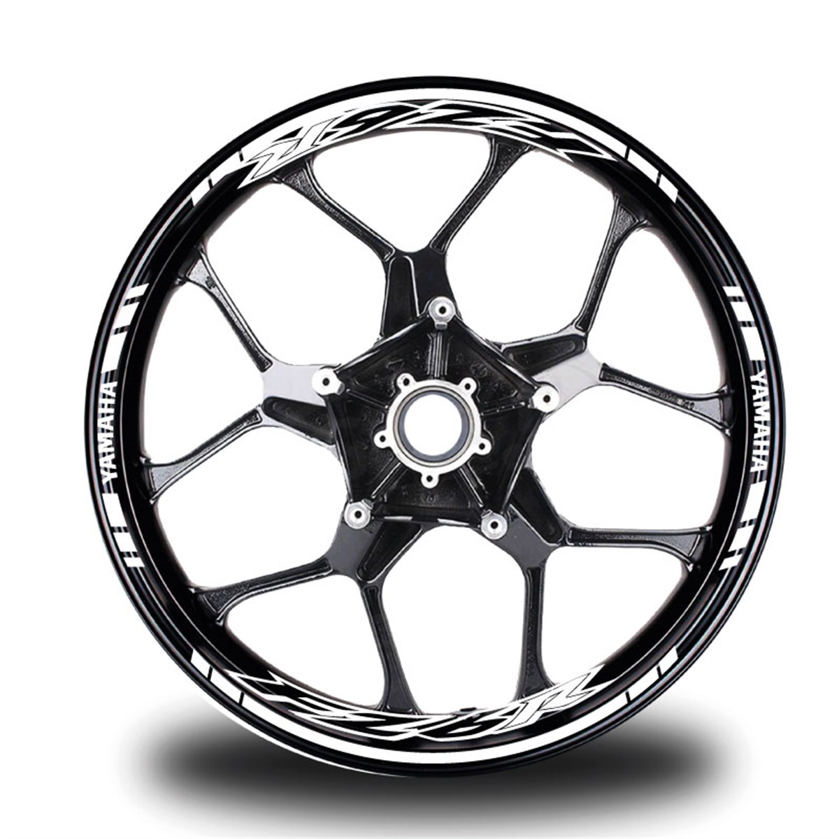 Beyaz FZ6R Takım Jant Sticker Etiket 