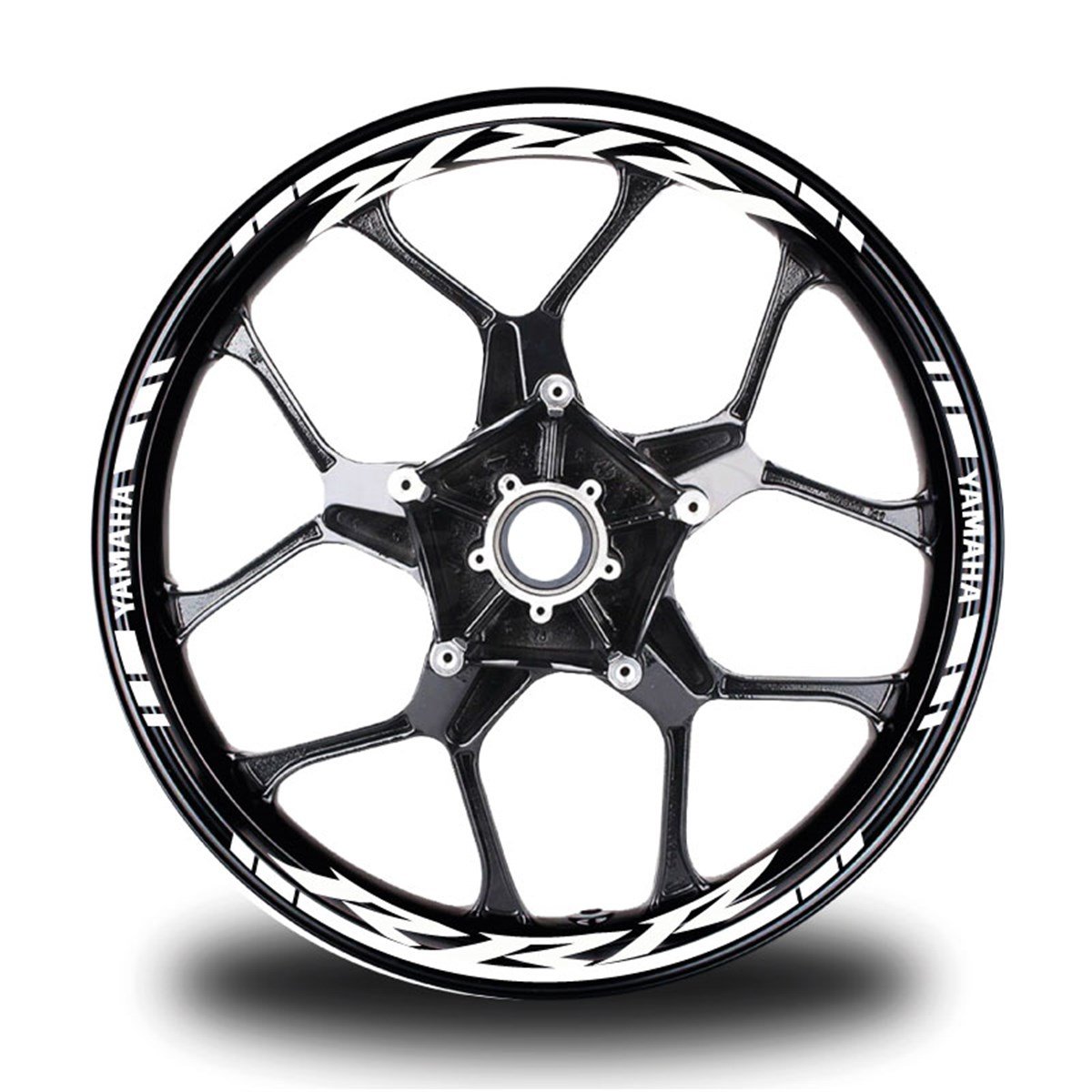 Beyaz RRR Takım Jant Sticker Etiket 