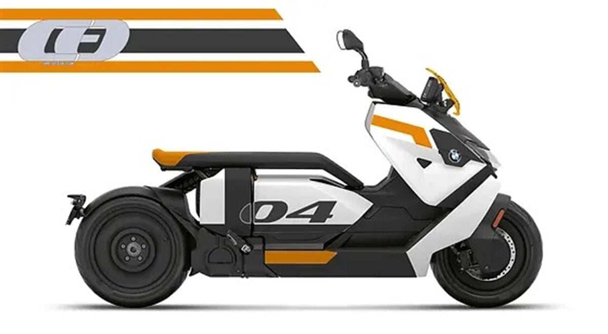 BMW CE-04 Özel Tasarım Sticker Etiket Modeli