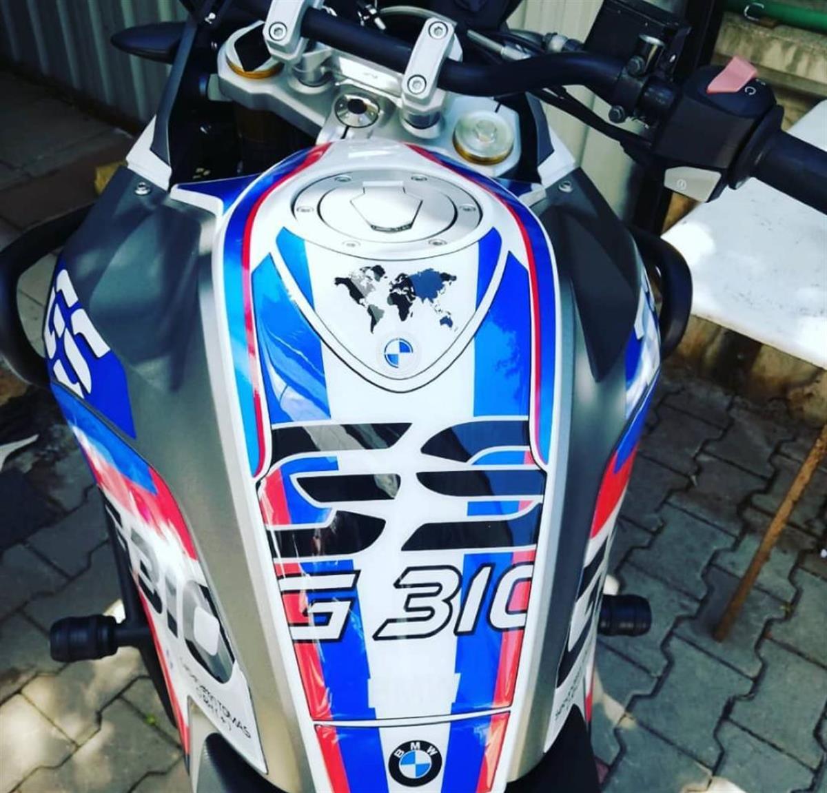 Bmw G310 Adventure Tank Pad Set Sticker Etiket Model
