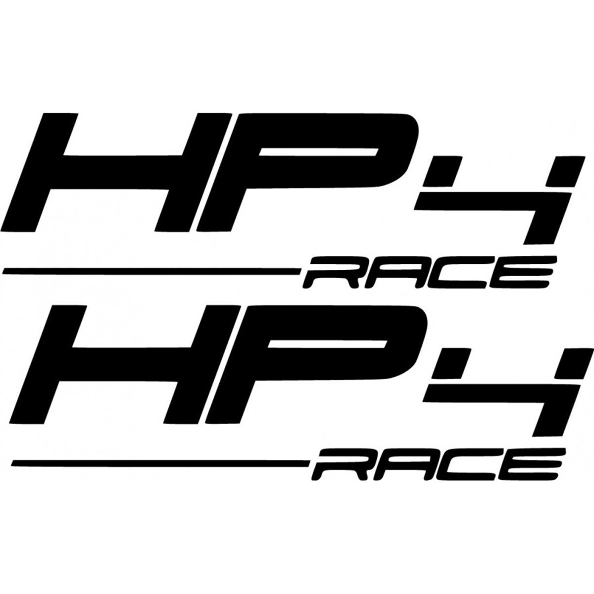 BMW HP4 Race Yazı Sticker Etiket Modeli