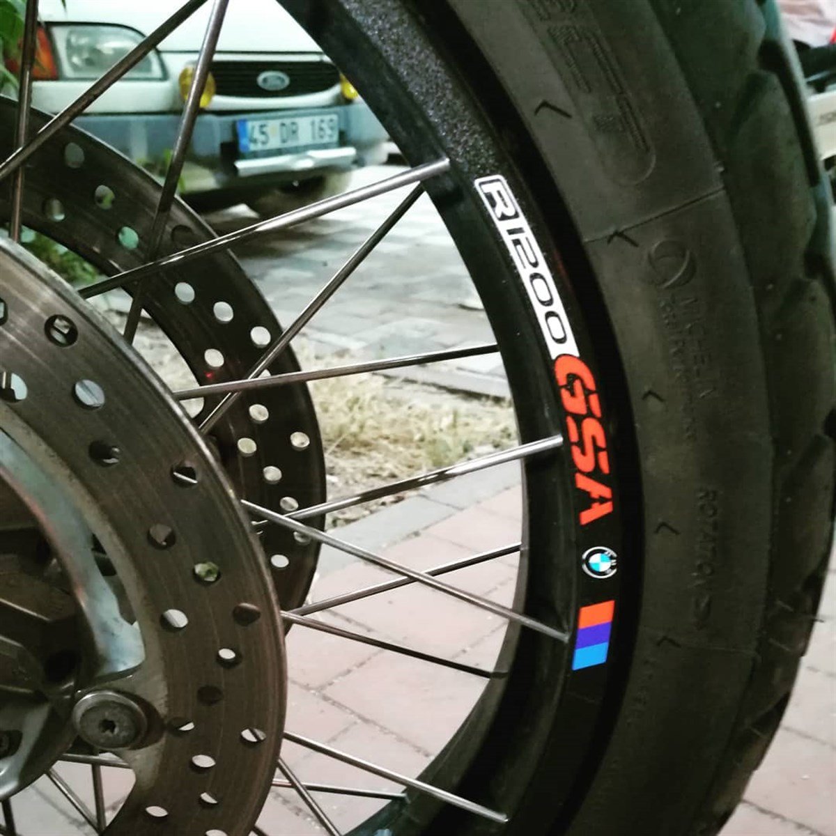 BMW R1200 GS Jant Sticker Etiket Modeli