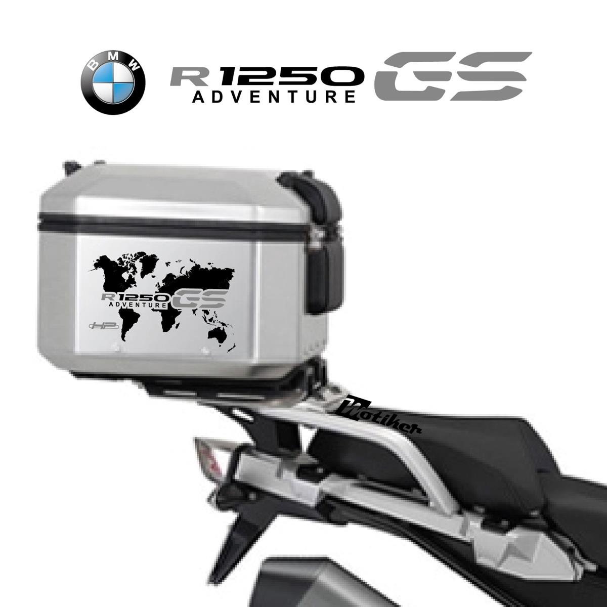 Bmw R1250Gs Adventure Çanta Sticker Etiket Model