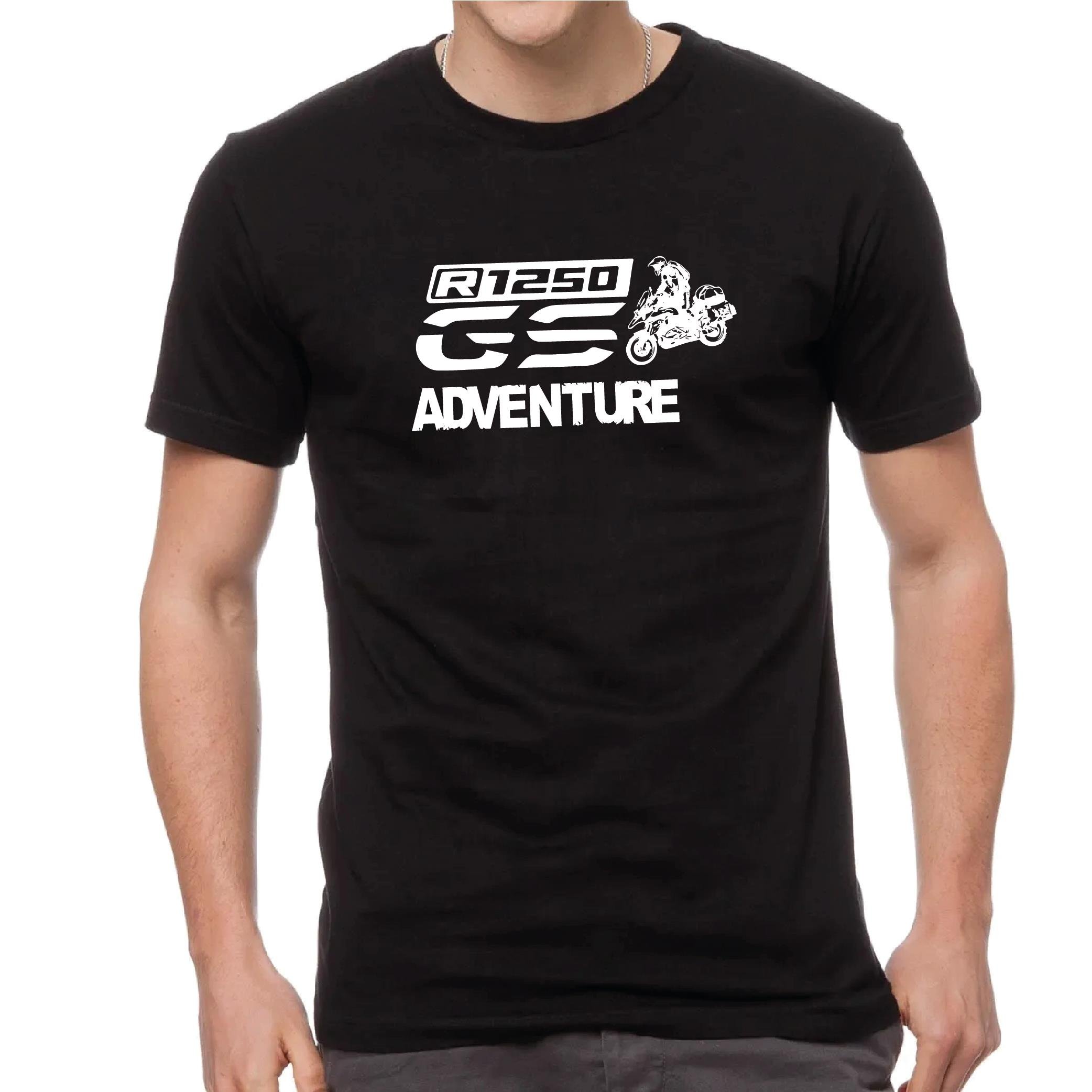 T-ShirtBMW R1250GS Tasarımlı Motorcu Tişörtü  Beyaz