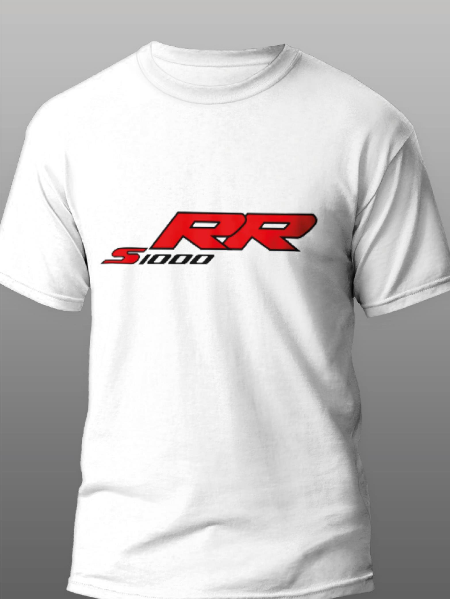 T-ShirtBMW S-1000RR Motorcu T-Shirt Modeli Beyaz