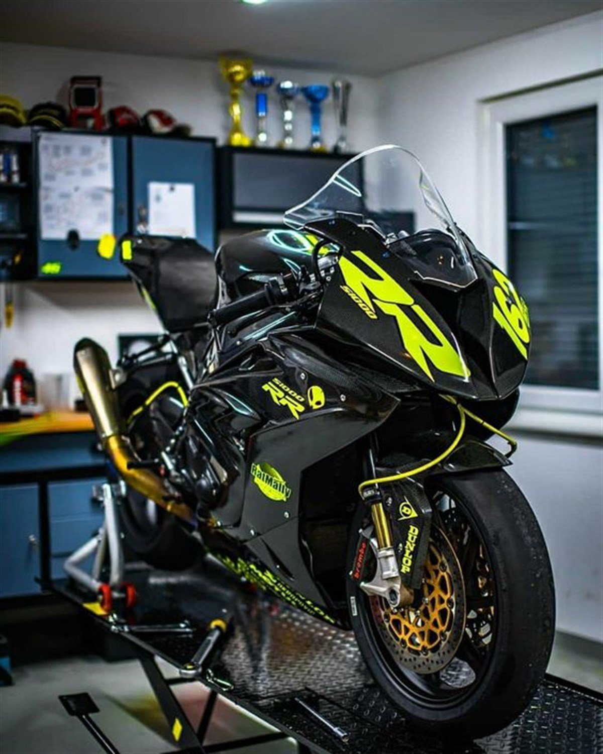 BMW S1000 RR Neon Sticker Etiket Modeli