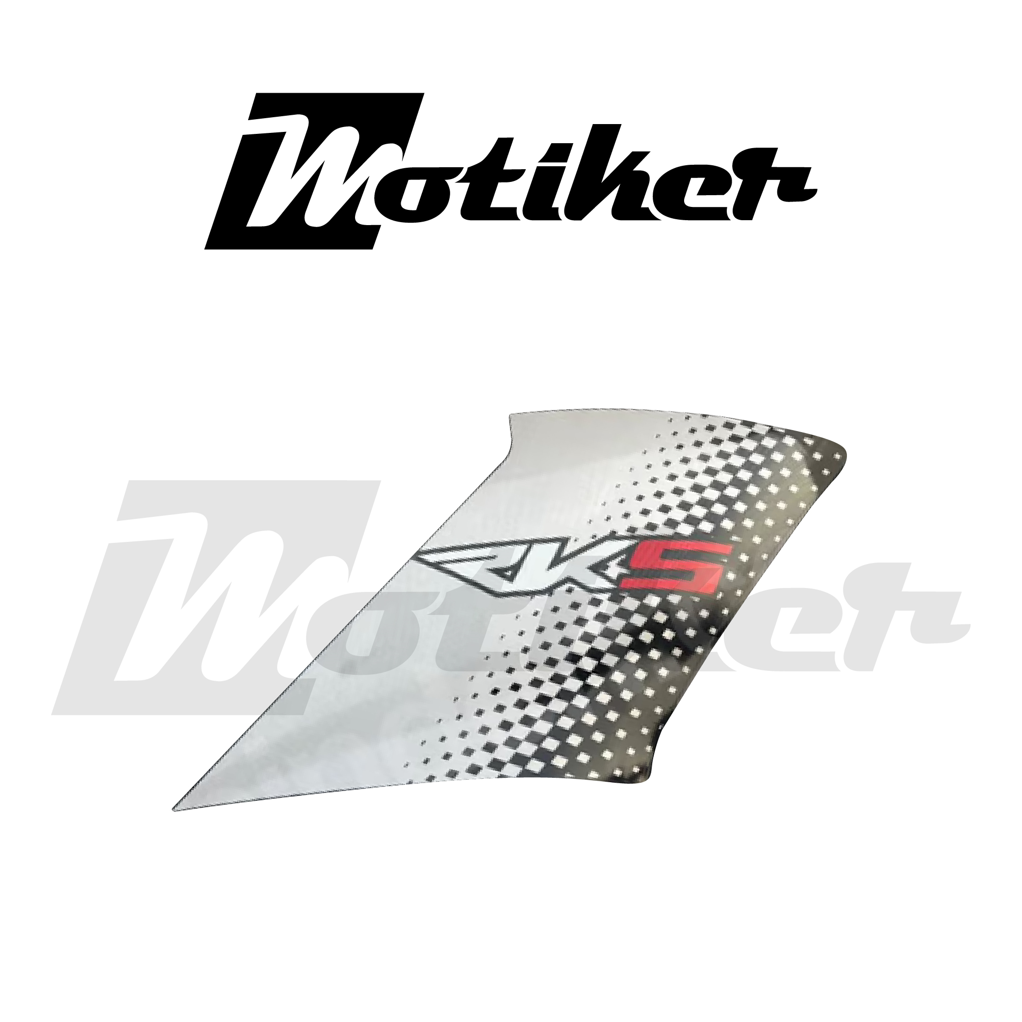 RKS (QJ MOTOR) MAVİ SRK 125R SOL YAN GRENAJ ORJİNAL TASARIM STICKER ETİKET MODELİ