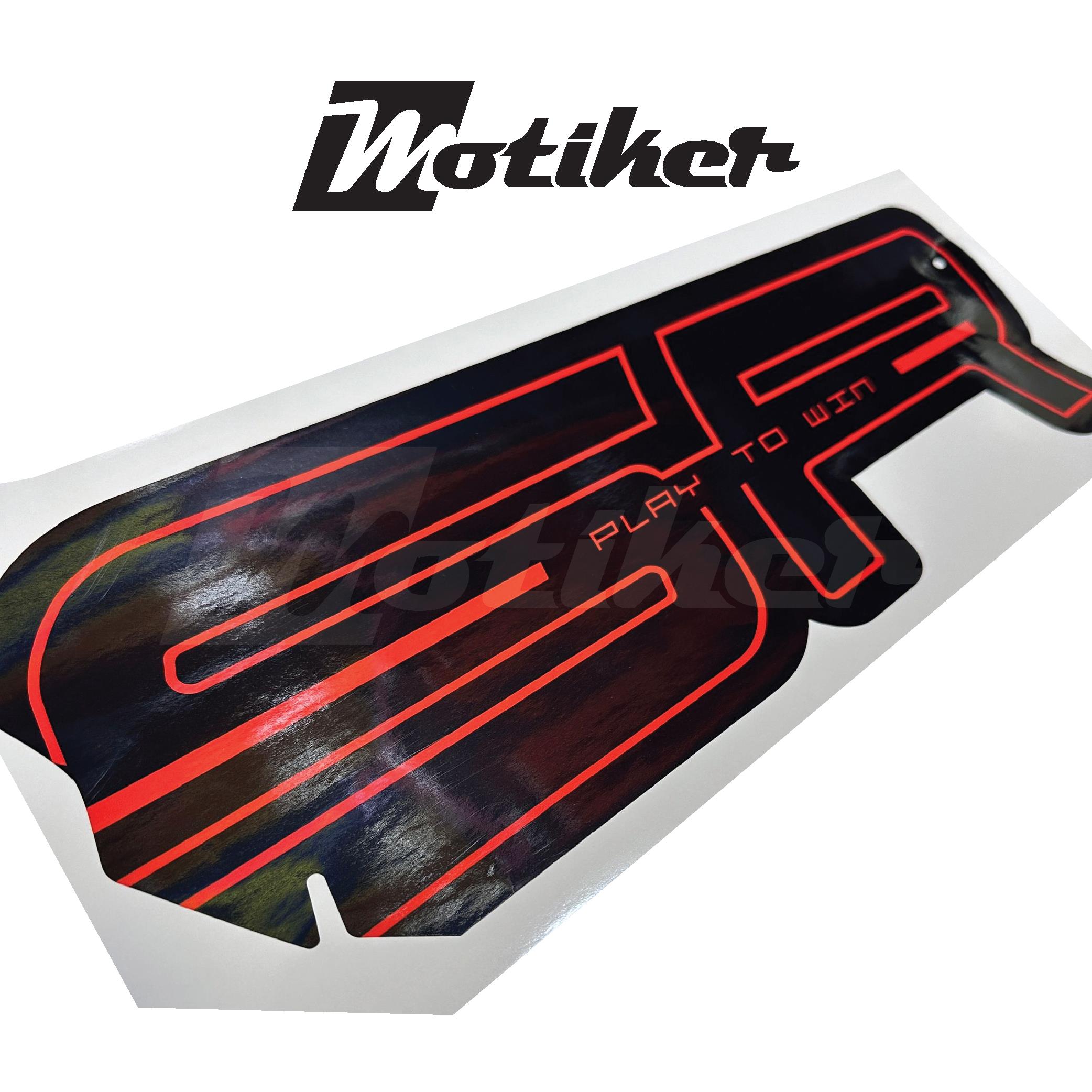 CFMOTO 250SR Sağ Sol Yan Grenaj Kırmızı Sticker Etiket Modeli
