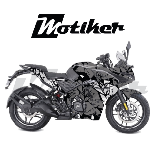 Bajaj Pulsar RS200 DİVİDED Tasarımı Sticker Etiket Modeli