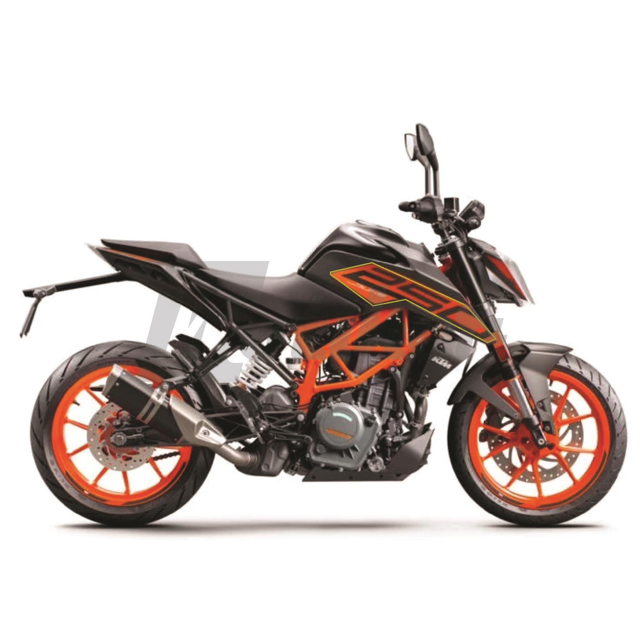 KTM 250 Duke Sağ grenaj  orjinal sticker