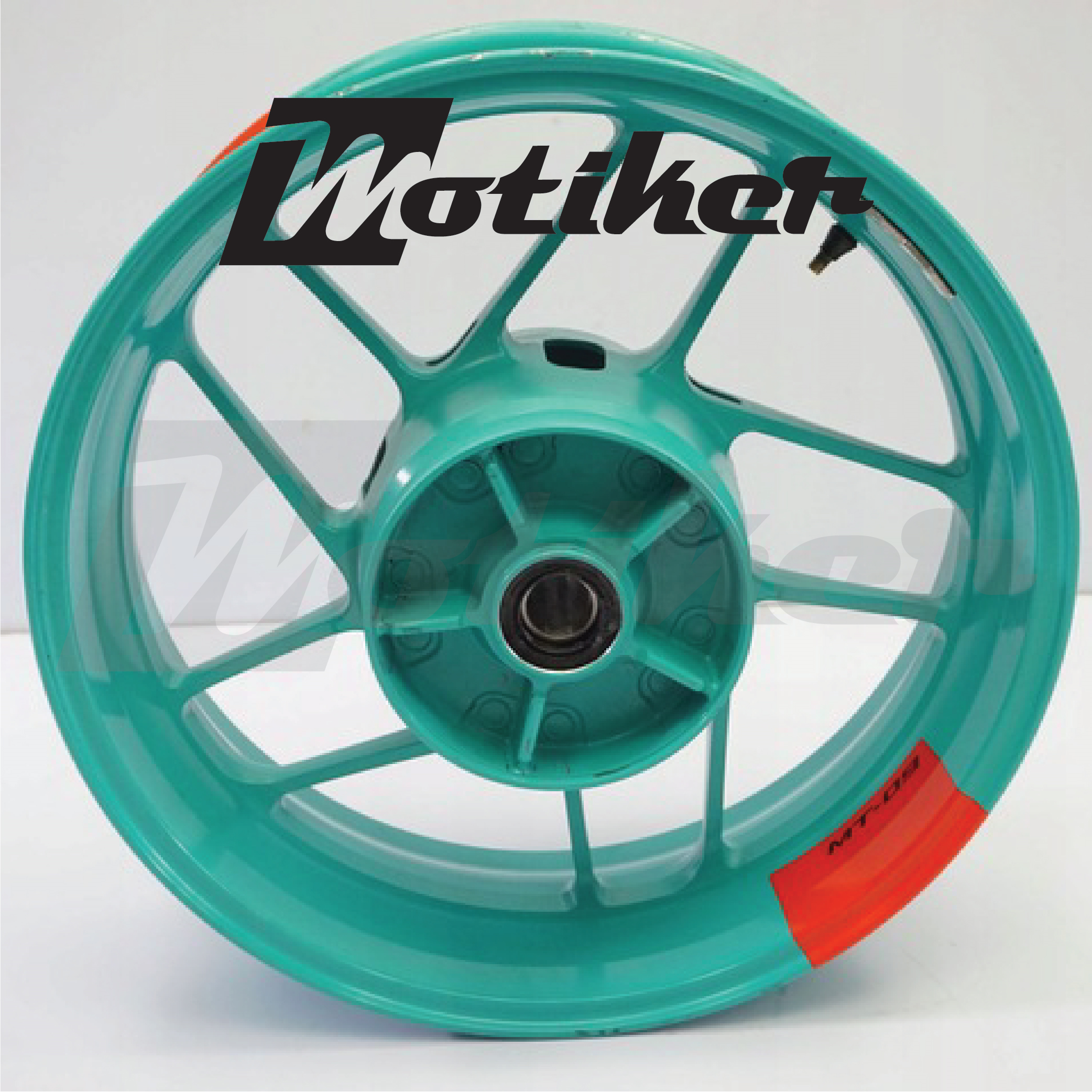 Yamaha MT-09 Jant İçi Turuncu Sticker Tasarım Modeli