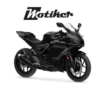 Yamaha YZF-R25 2025-2026 Alt Sakal Yamaha Parlak Beyaz Sticker Etiket Modeli