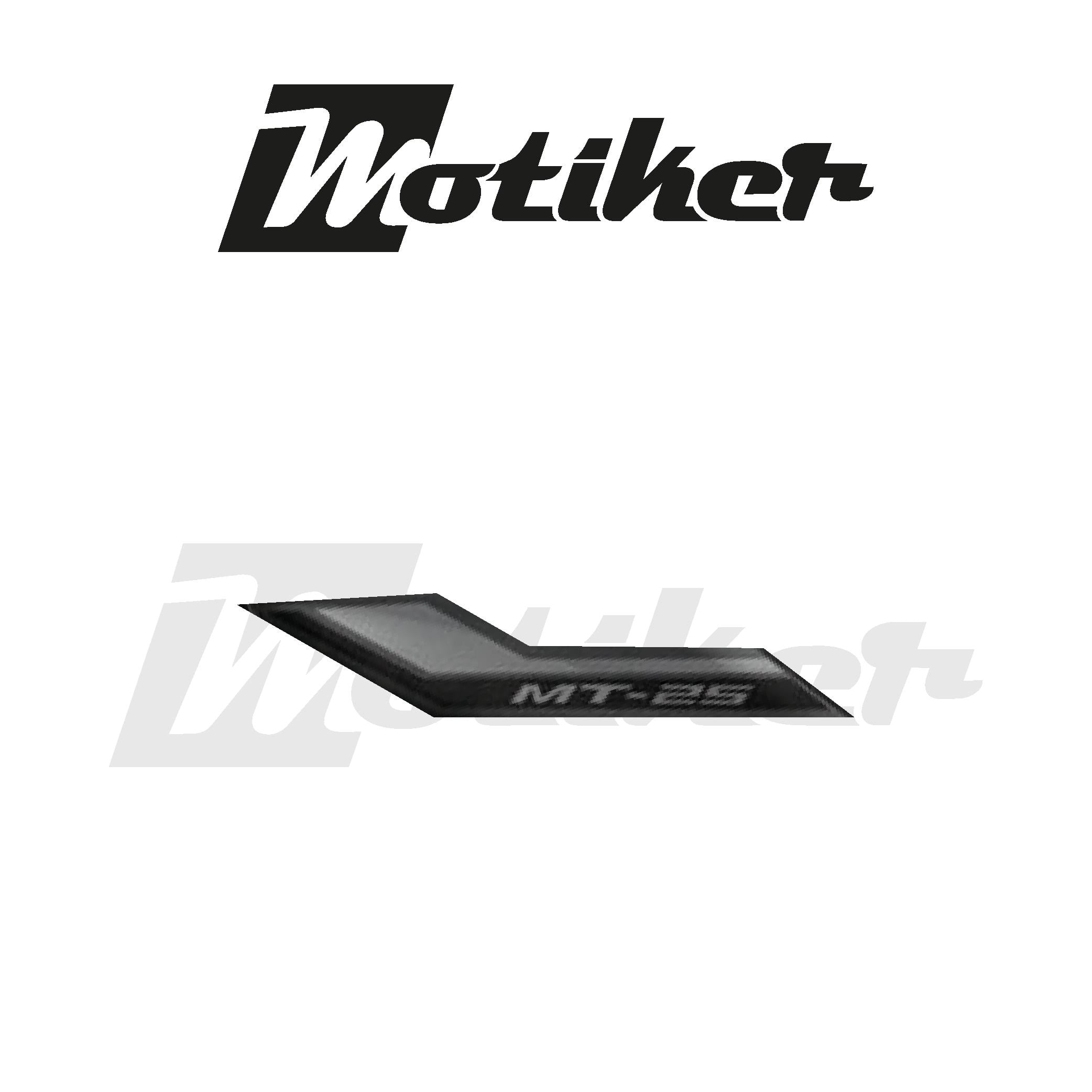 Yamaha MT-25 2025 Siyah Yan Grenaj Sticker Sağ Yan