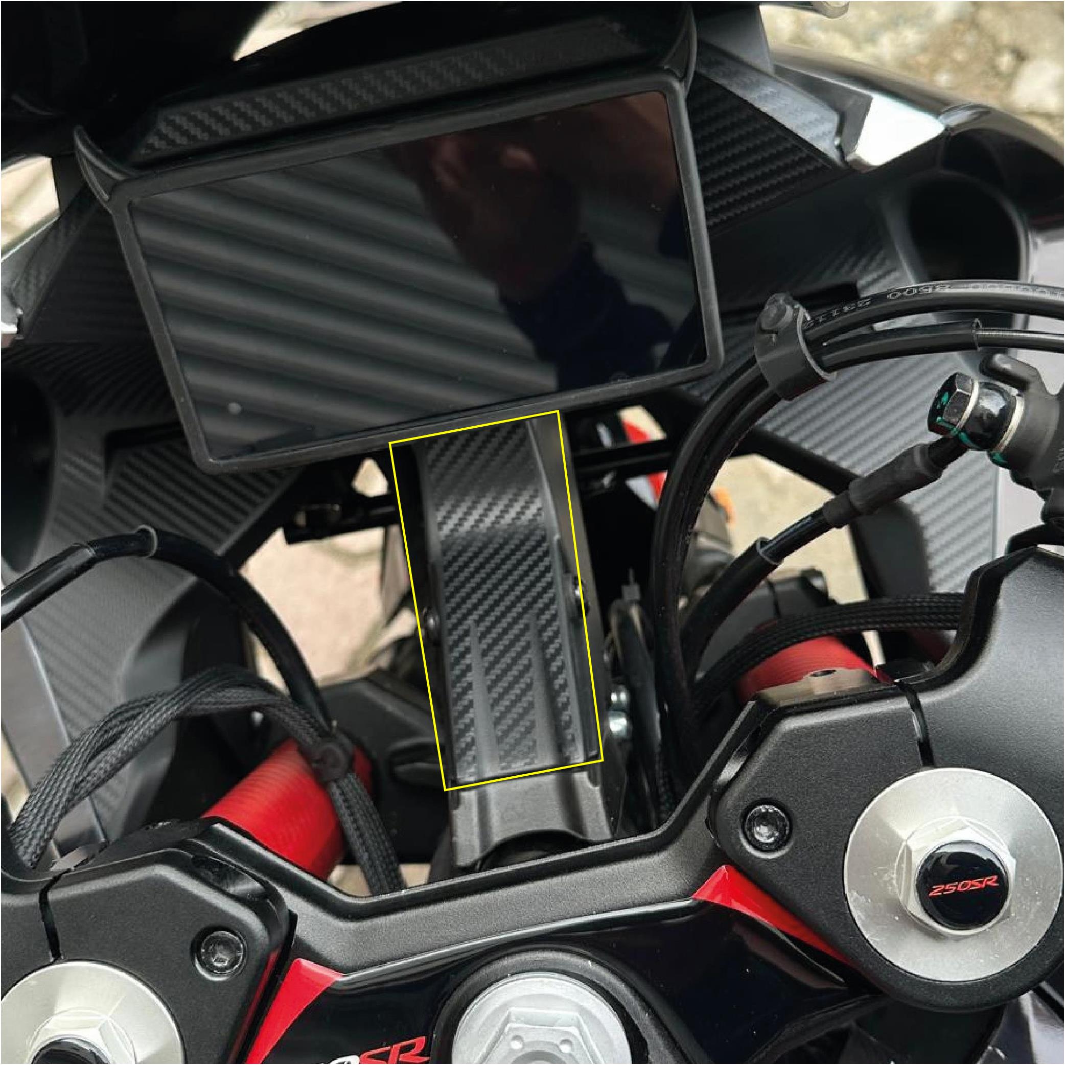 250SRCF MOTO 250SR ŞASE DEMİRİ KARBON FOLYO 