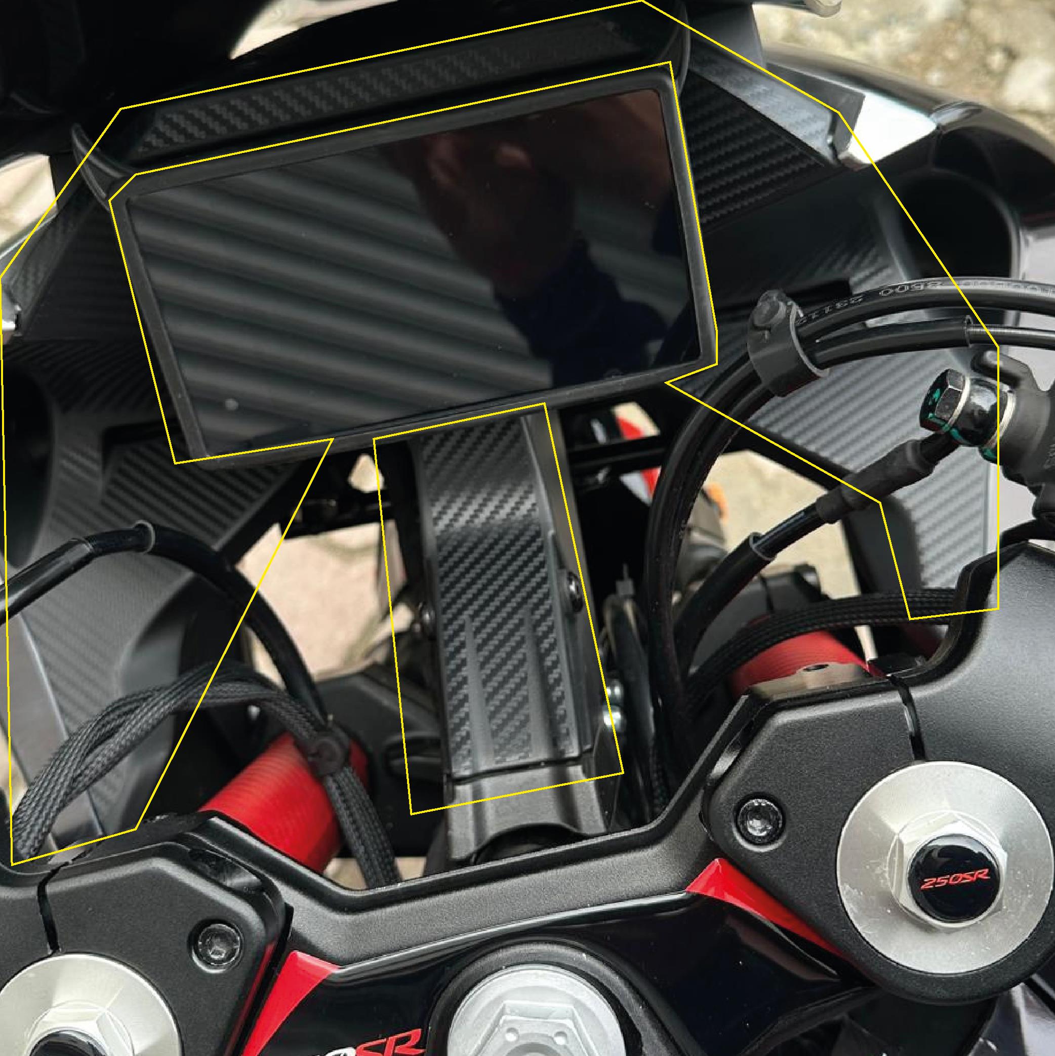 250SRCF MOTO 250SR TORPİDO KARBON