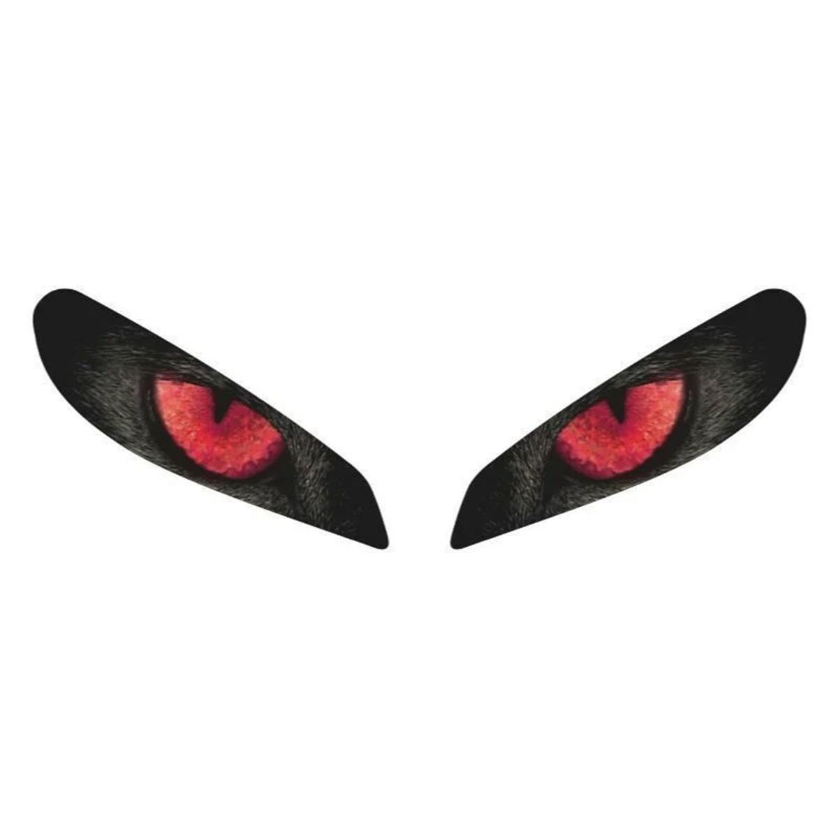 250SRCF Moto 250Sr Wolf Eyes Far Sticker Etiket Model Kırmızı