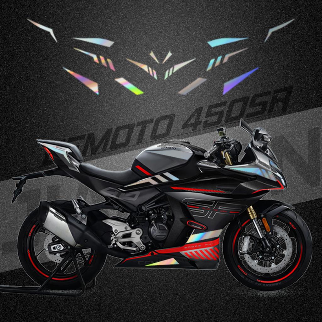 450SRCF MOTO 450 SR HOLOGRAM STICKER TAKIM ETIKET MODELI