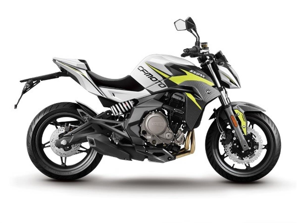 CF Moto 650Nk Beyaz Neon Orjinal Sticker Etiket Model