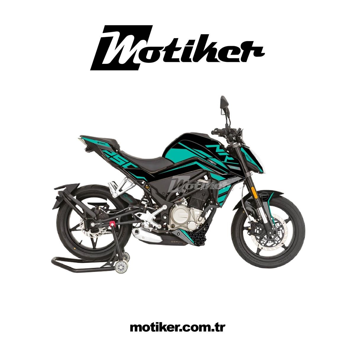 CF MOTO NK 250 - Class Model Parça Takım Sticker Etiket Modeli