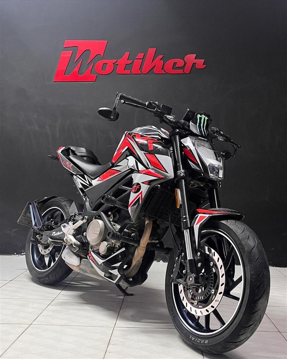 CF MOTO NK 250 - Orange Full Desen Parça Takım Sticker Modeli