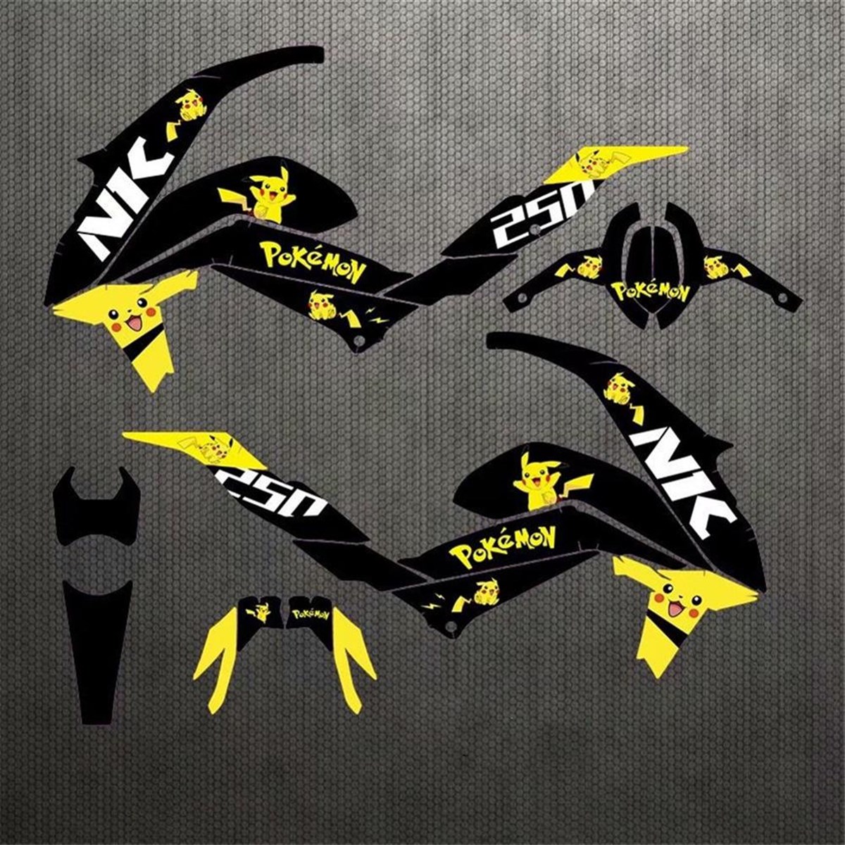CF MOTO NK 250 Pokemon Sticker Etiket Modeli